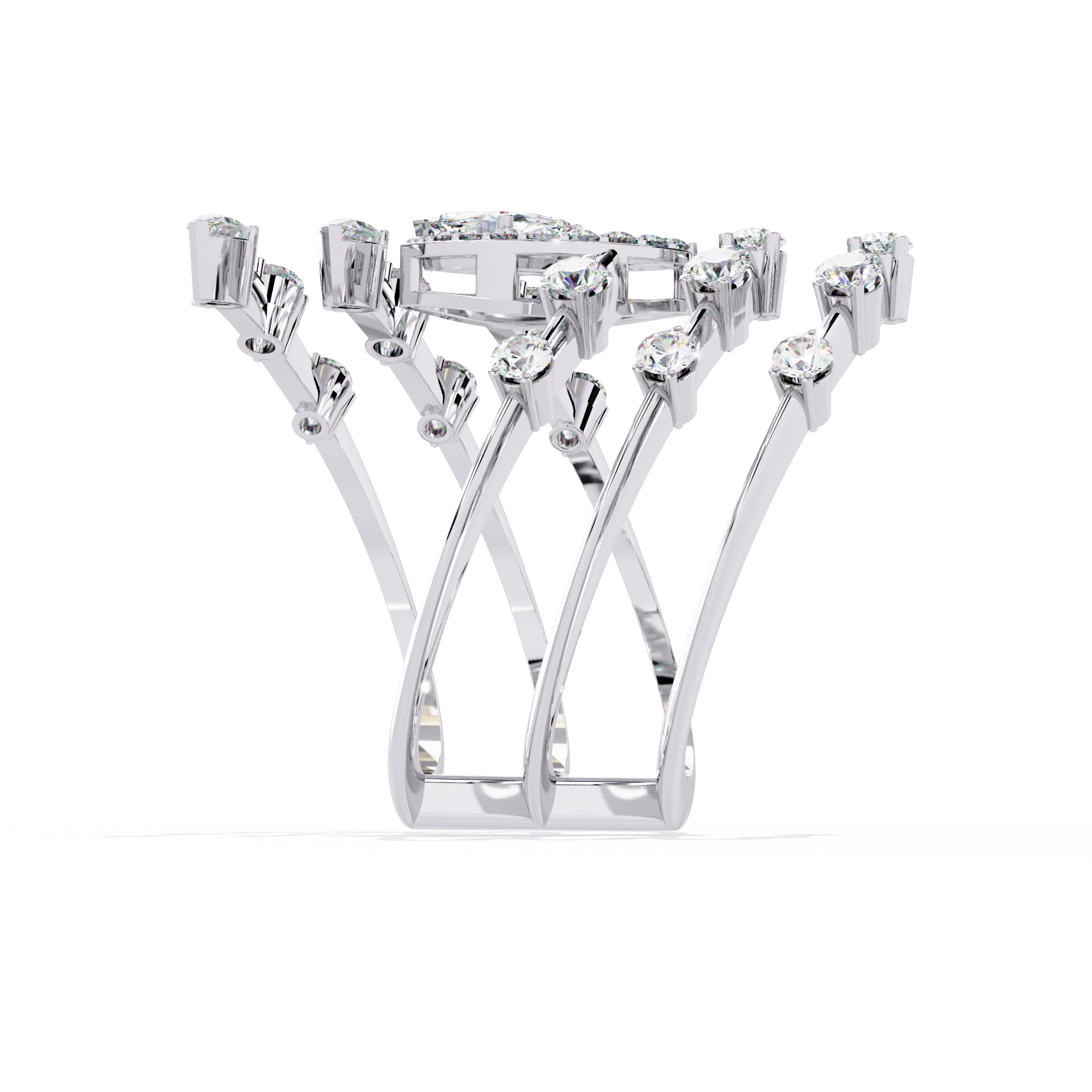 1.17 CT STELLAR CREST BAND 18K