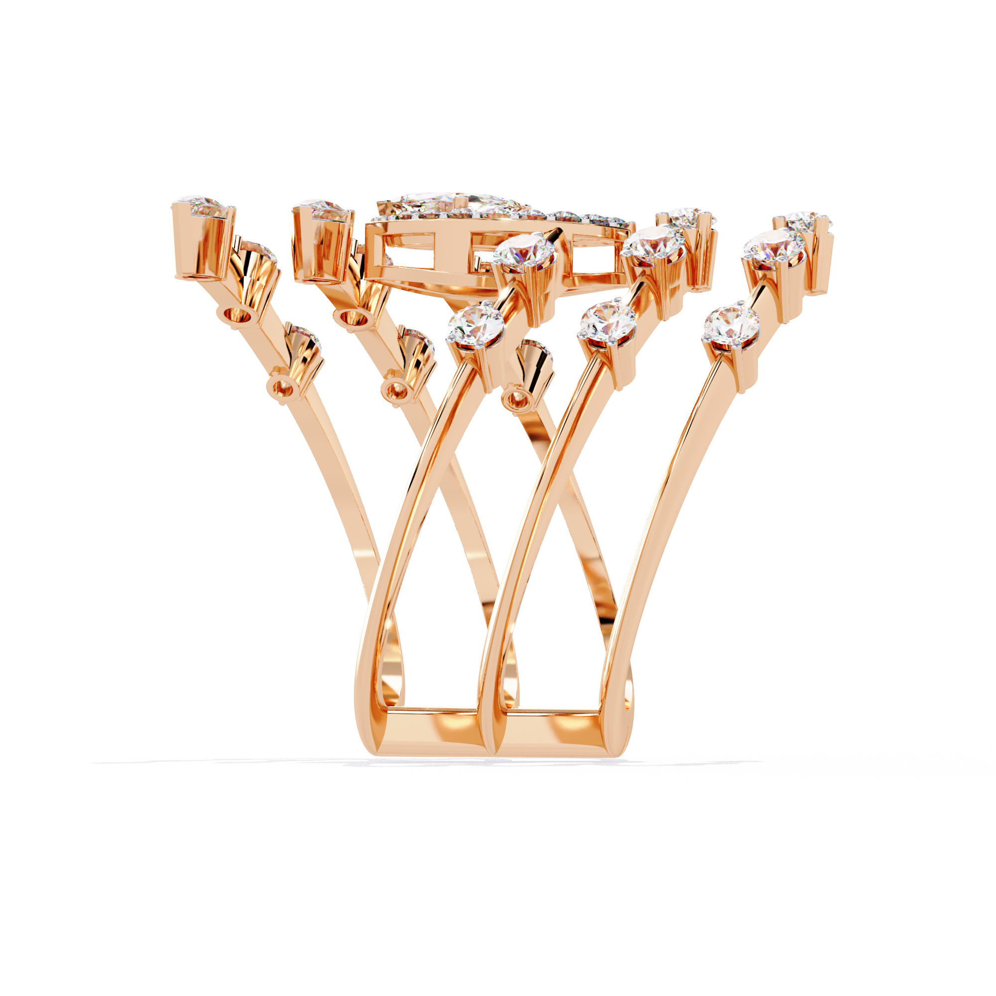 1.17 CT STELLAR CREST BAND 18K