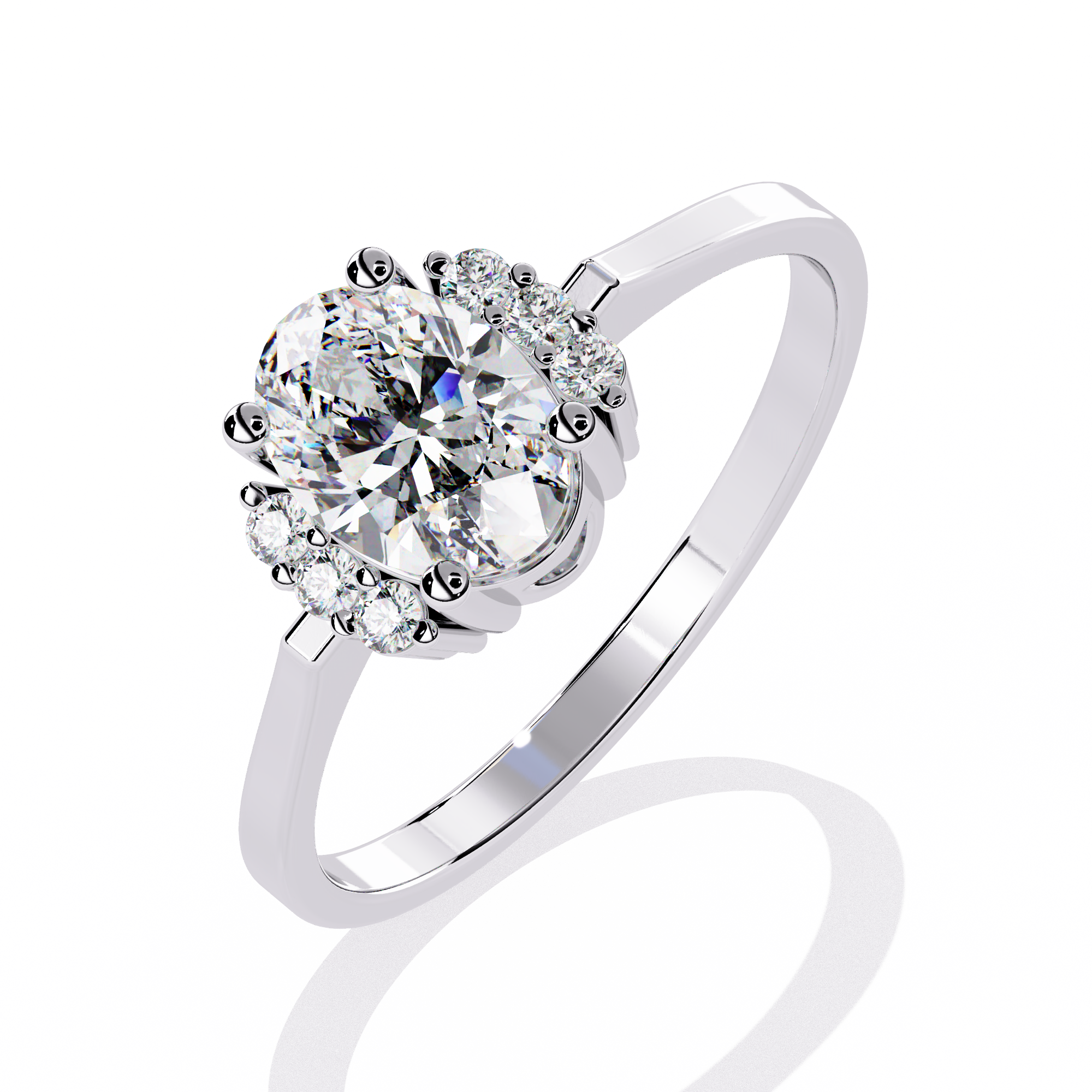 0.72 CT FLORA AURA BAND