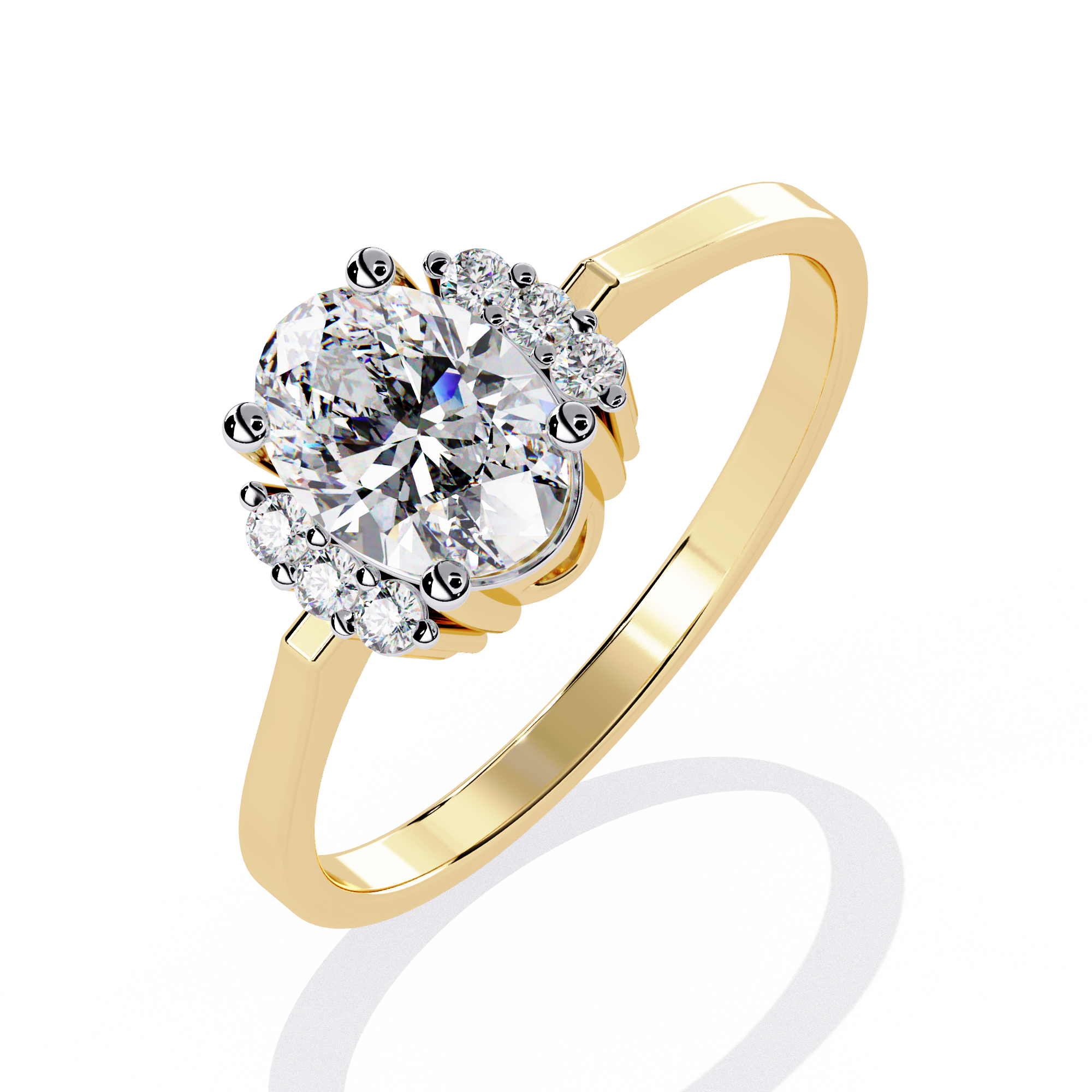 0.72 CT FLORA AURA BAND