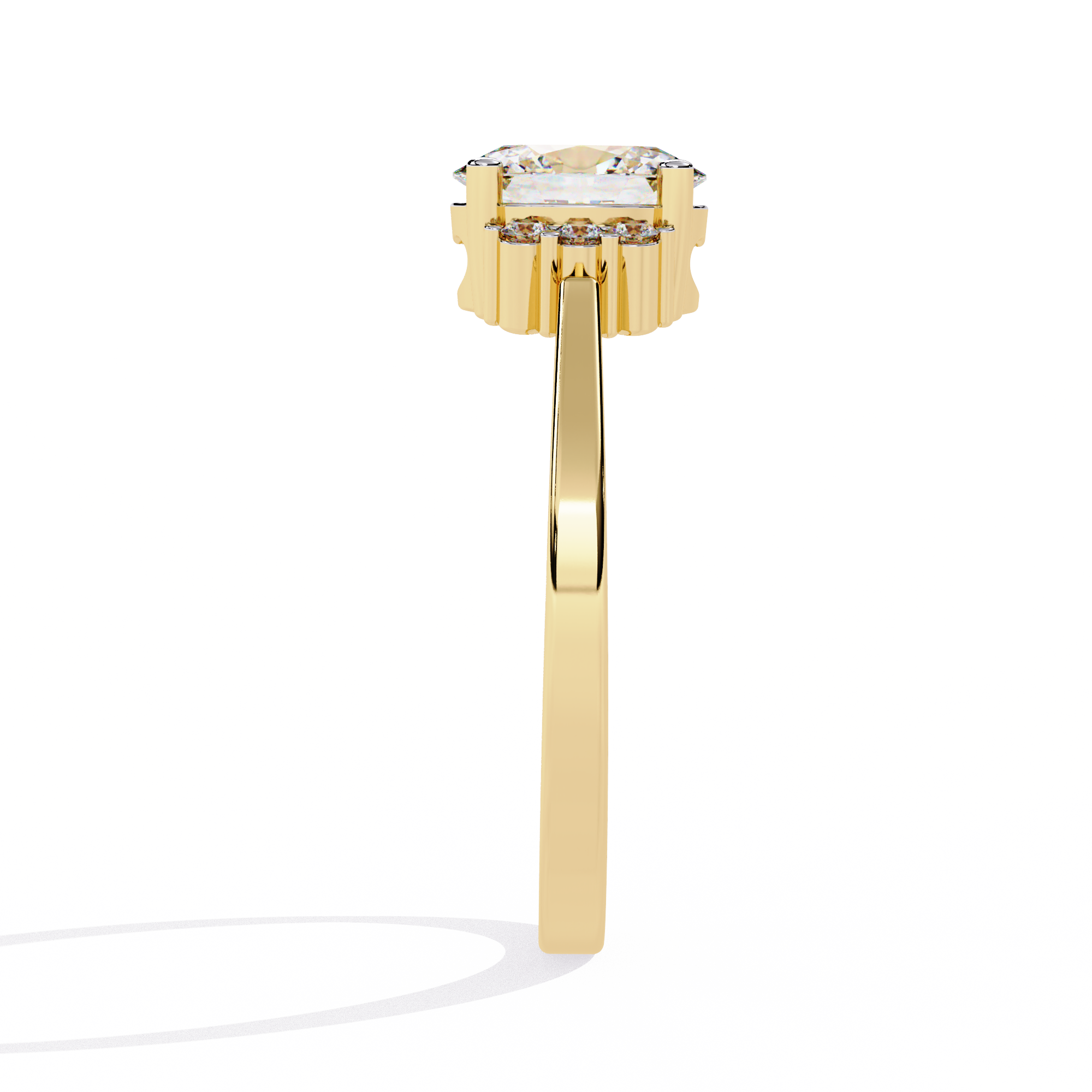 0.72 CT FLORA AURA BAND