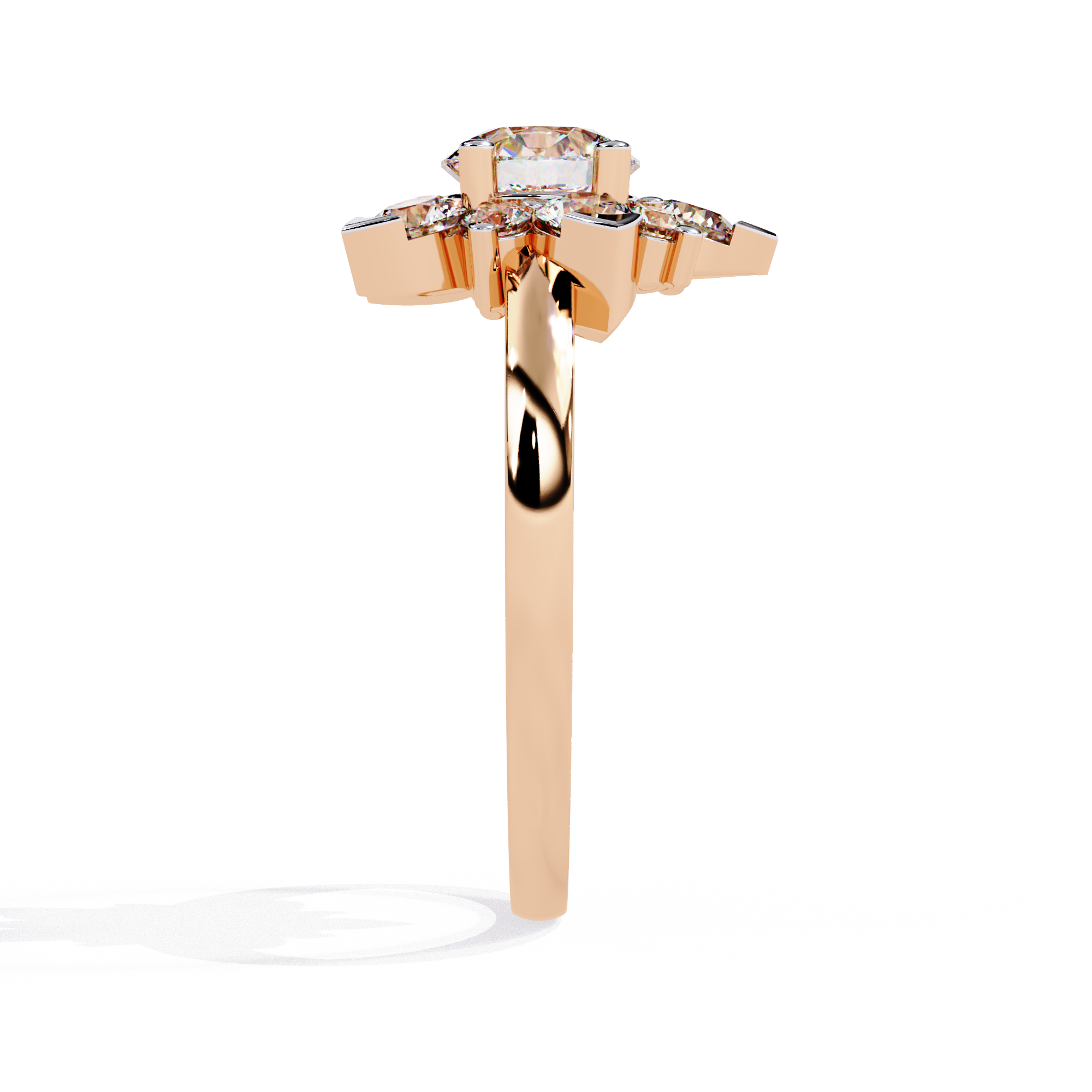 1.20 CT BLOSSOM HALO BAND