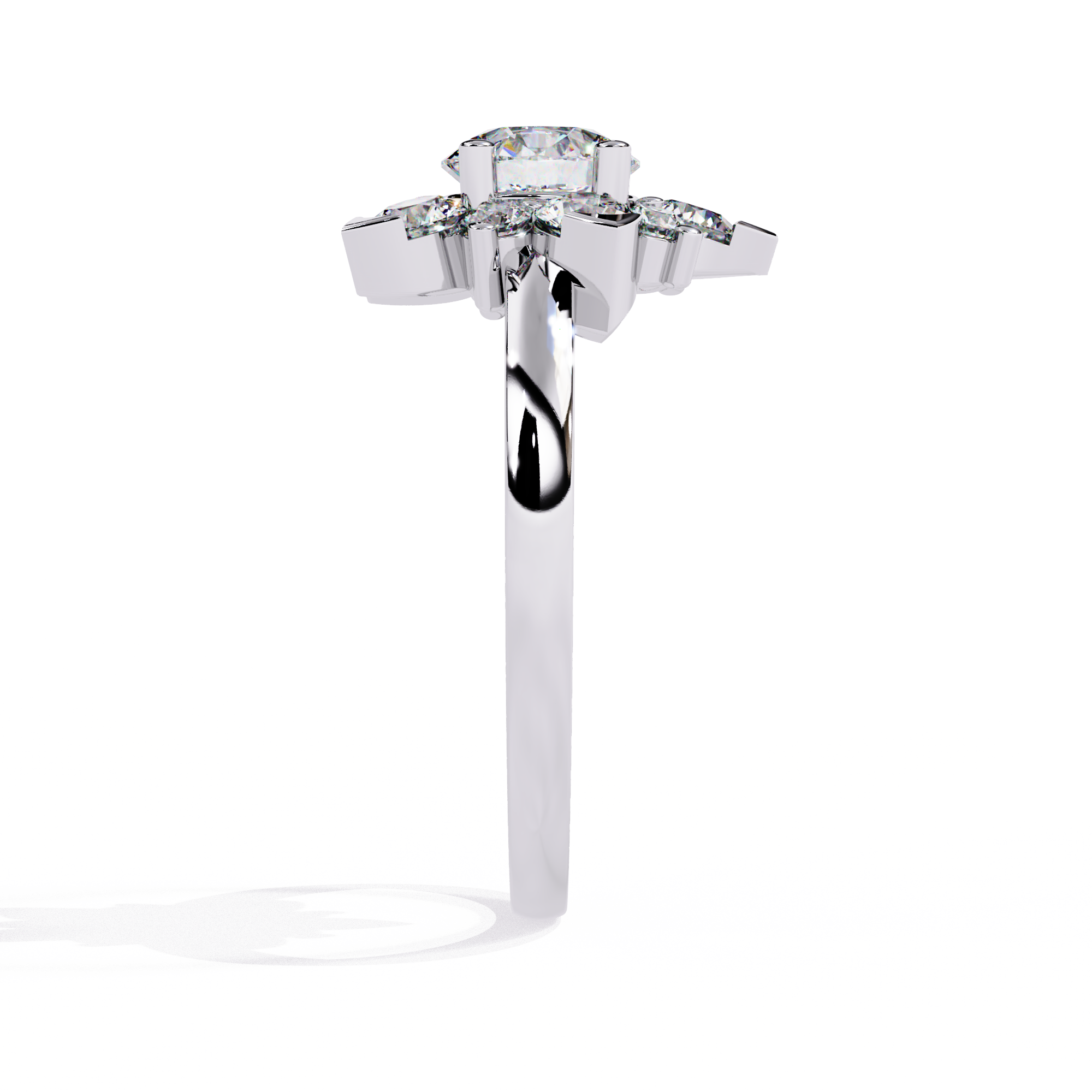 1.20 CT BLOSSOM HALO BAND