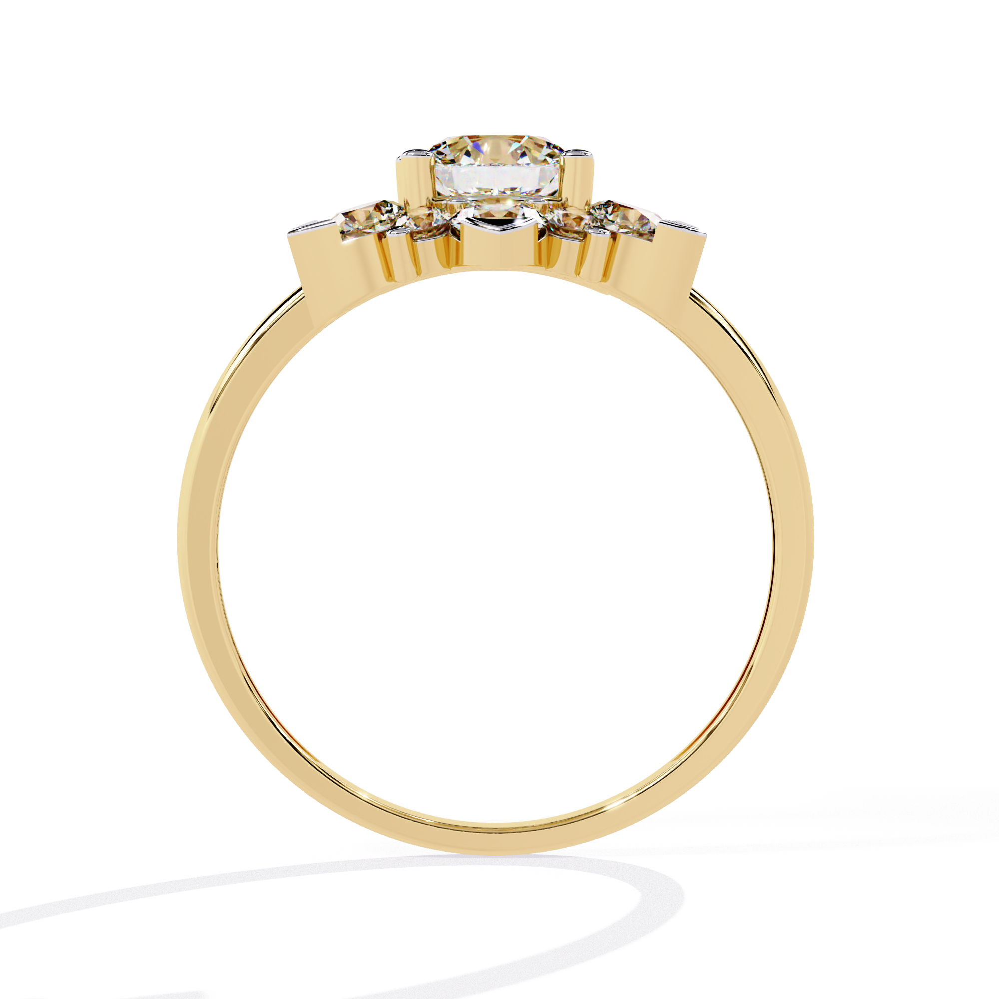 1.20 CT BLOSSOM HALO BAND