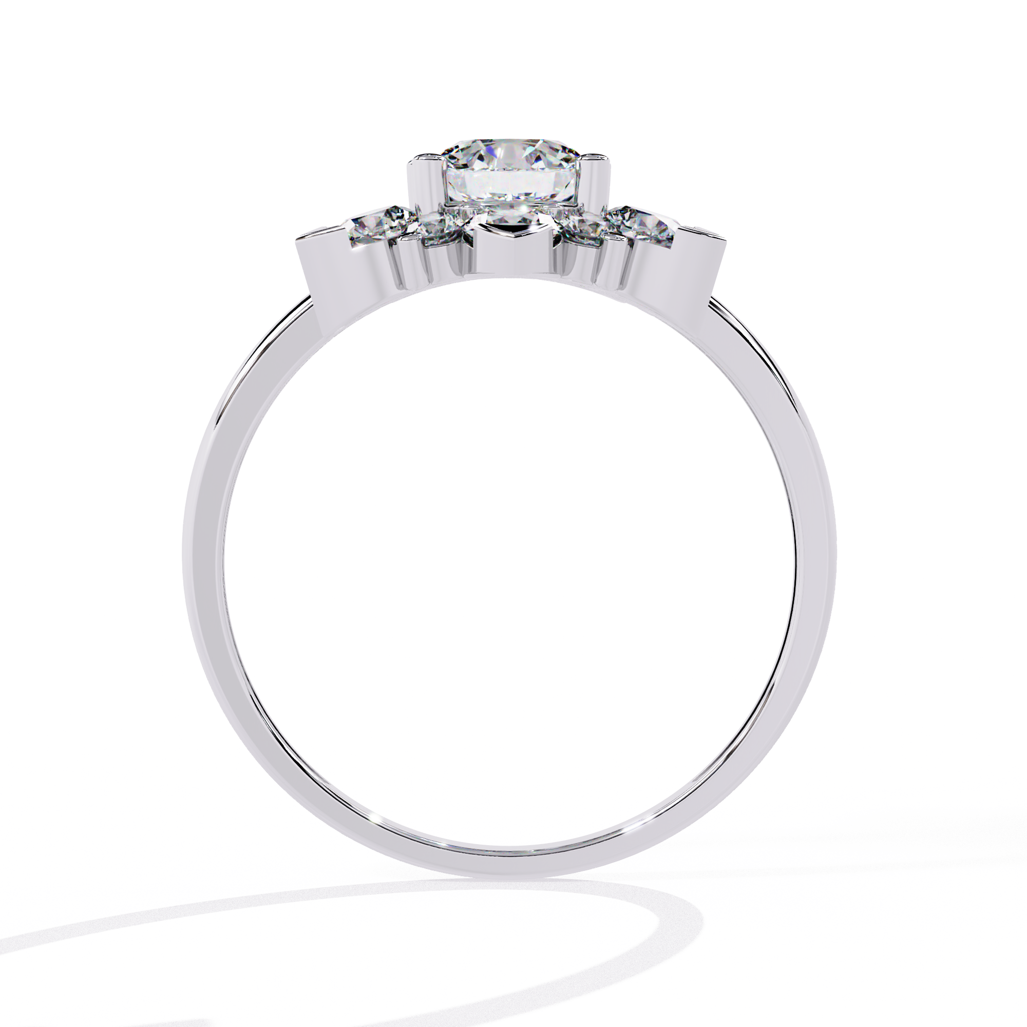 1.20 CT BLOSSOM HALO BAND