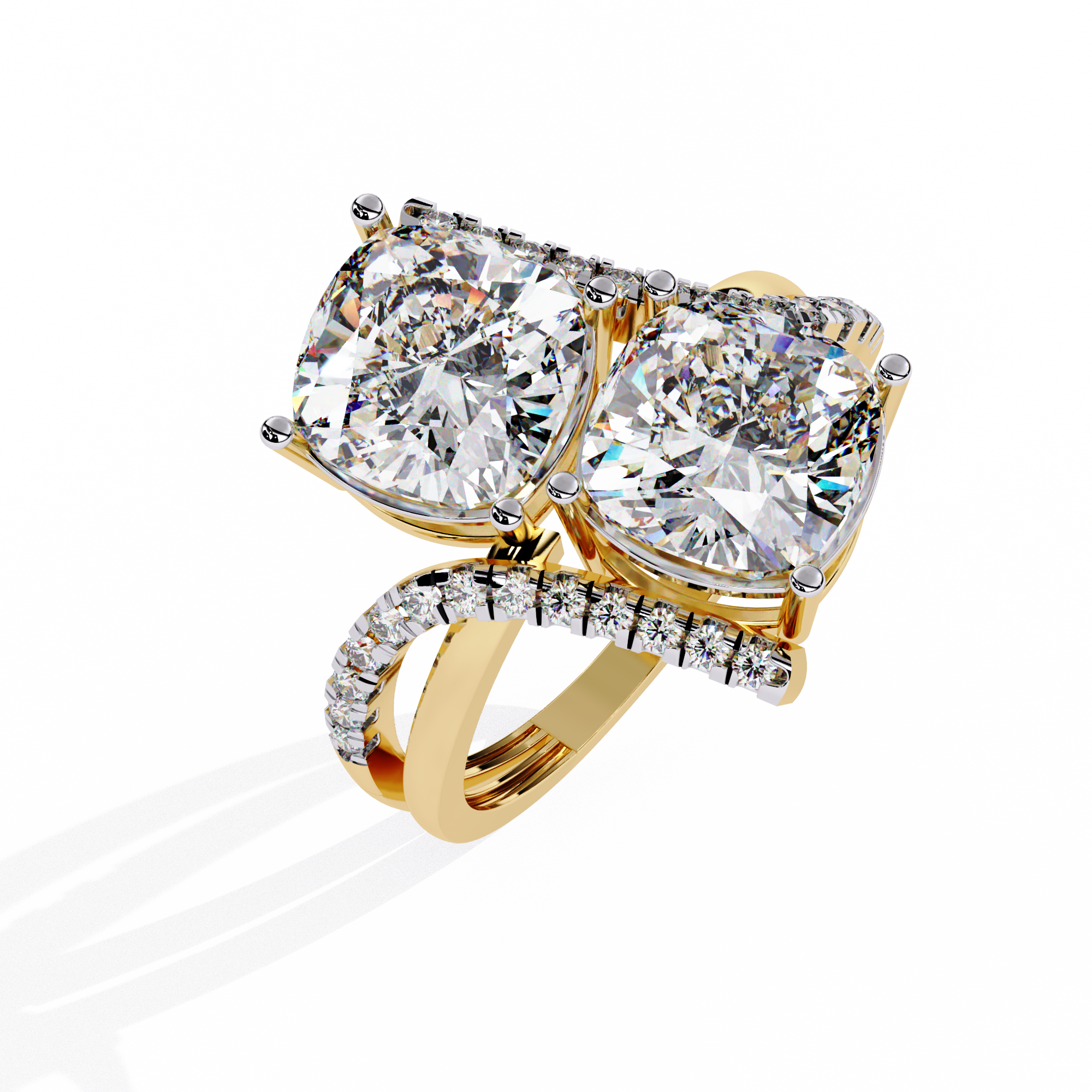 5.04 CT DUET RADIANCE BAND 18K