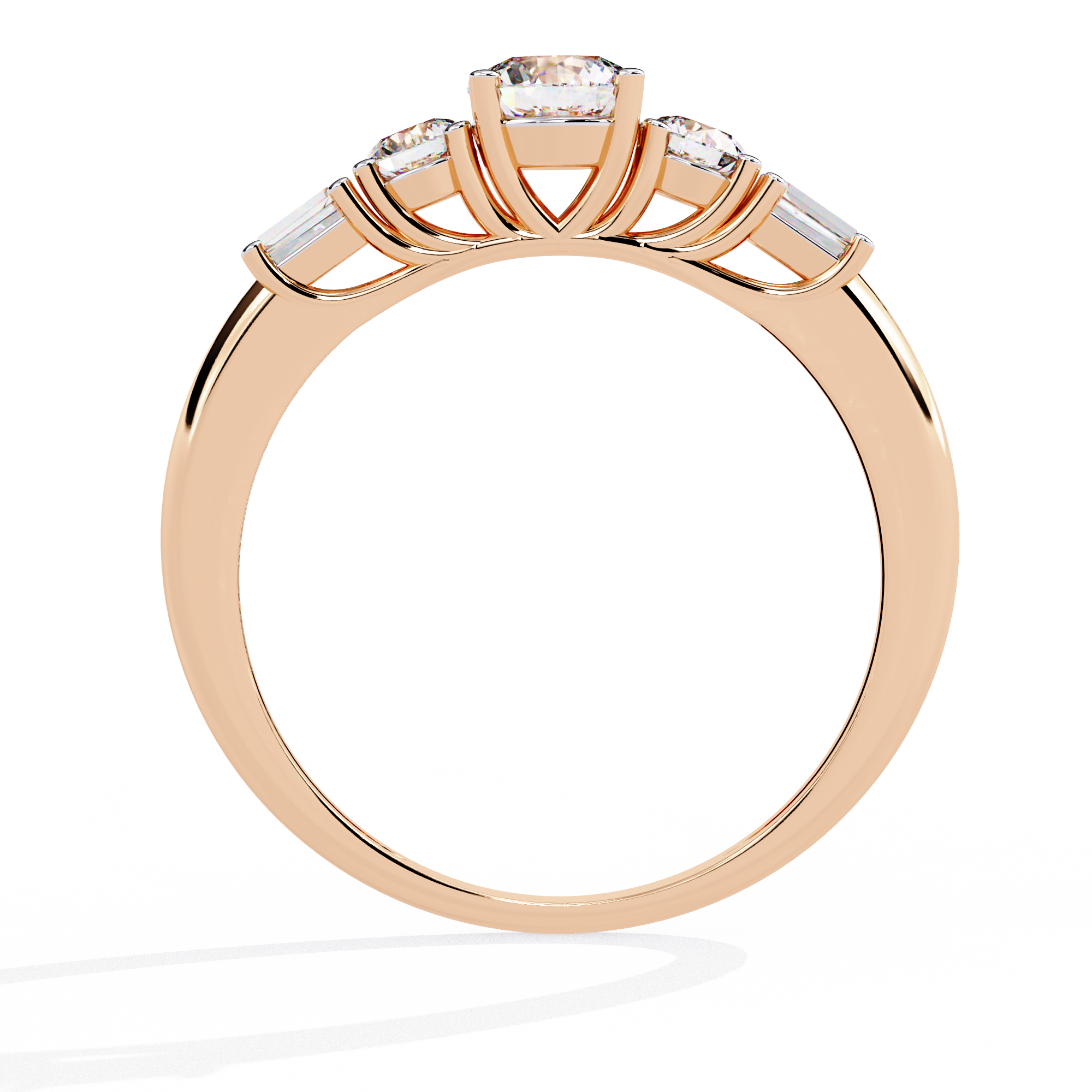 0.72 CT CELESTIAL CASCADE BAND 18K