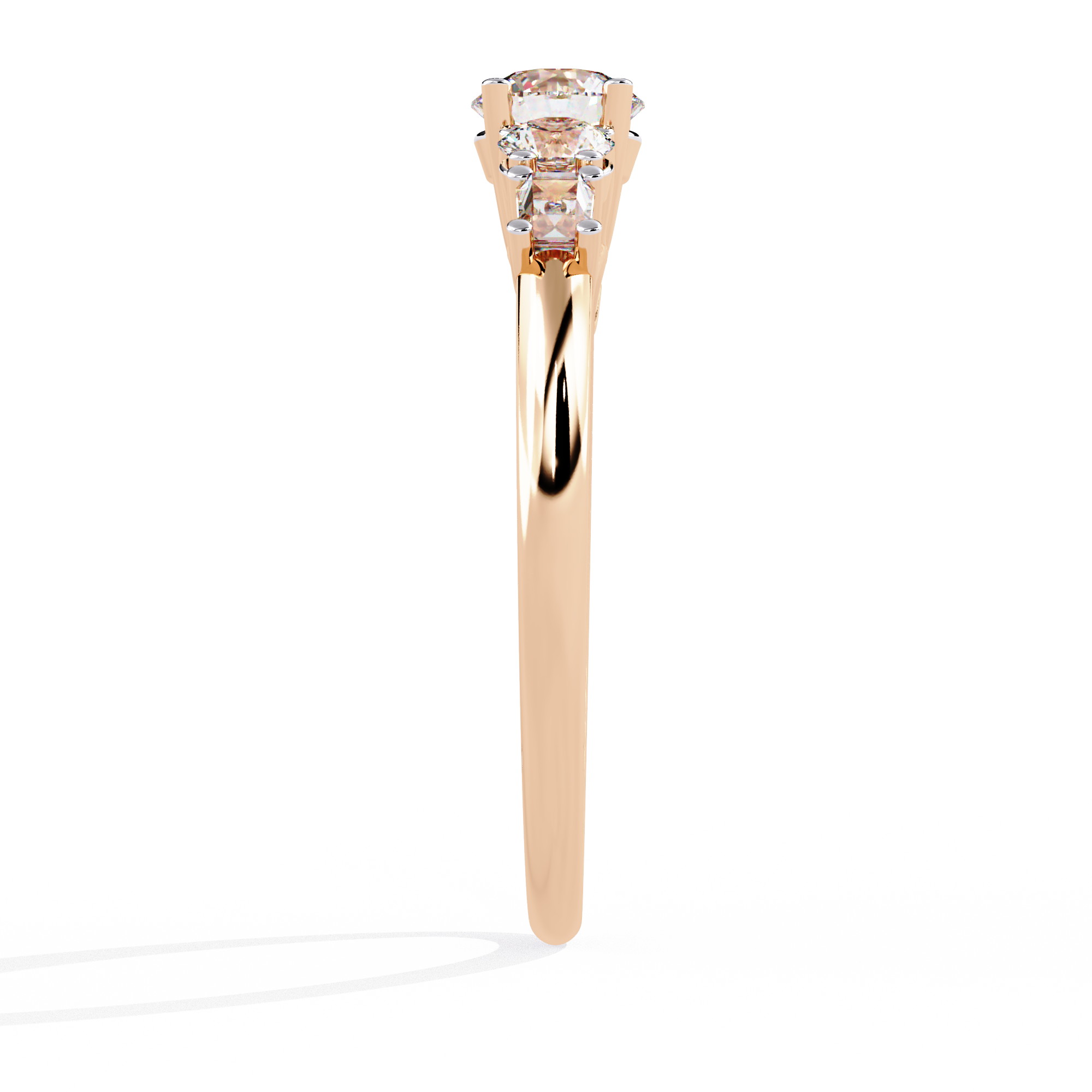 0.72 CT CELESTIAL CASCADE BAND 18K