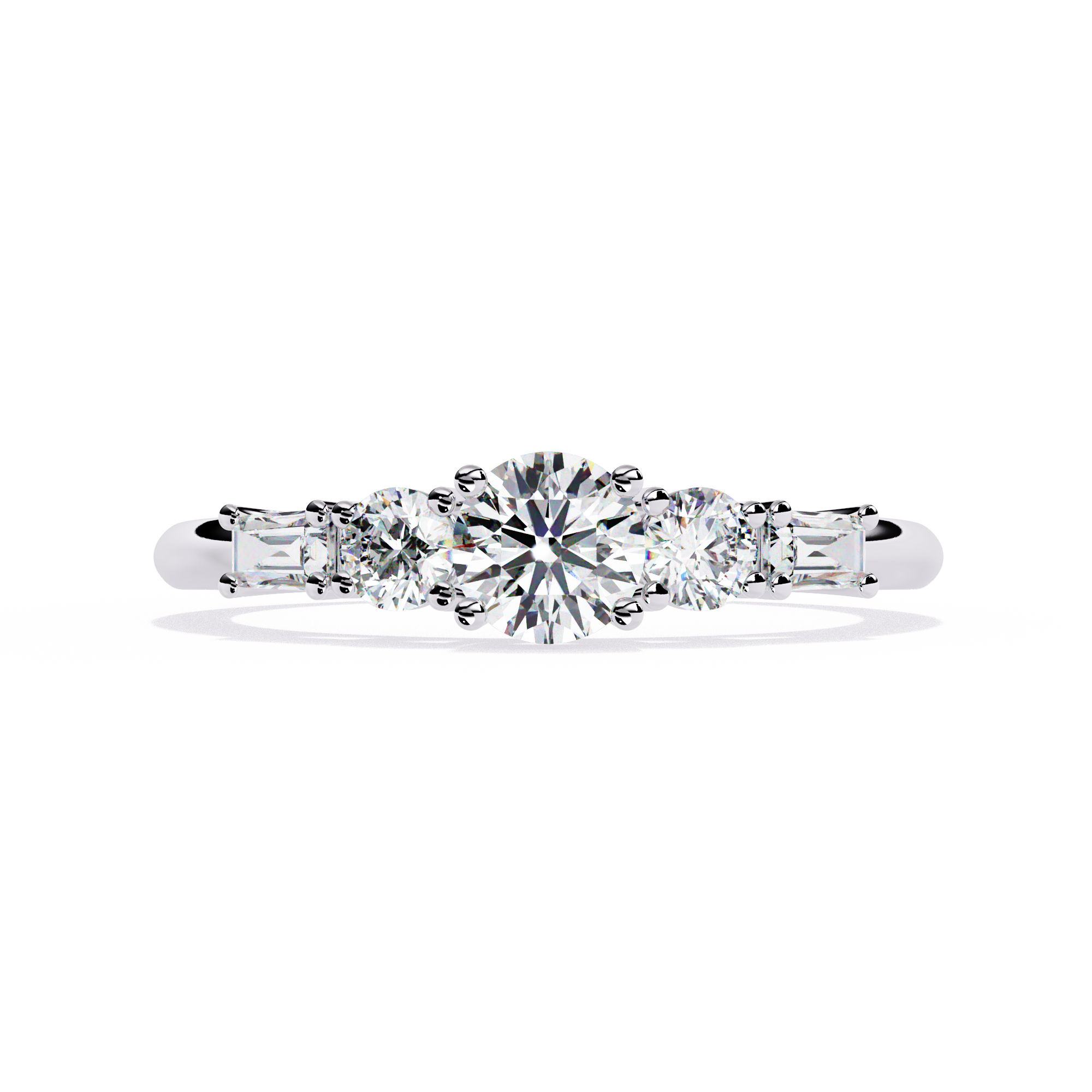 0.72 CT CELESTIAL CASCADE BAND 18K