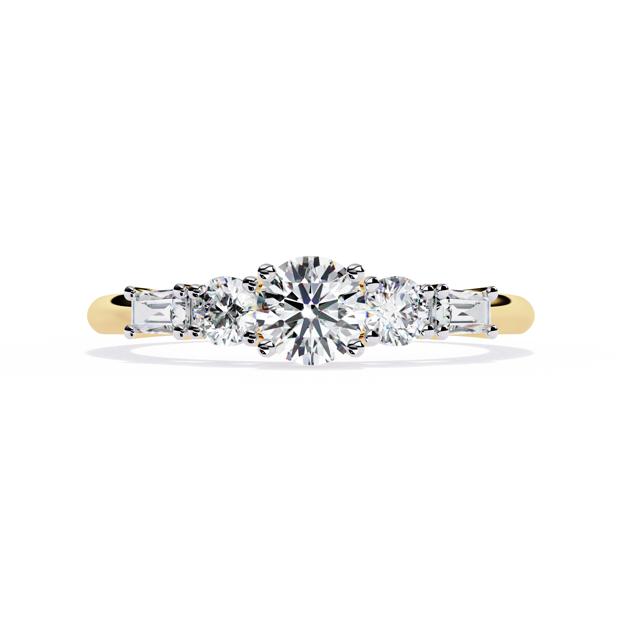 0.72 CT CELESTIAL CASCADE BAND 18K