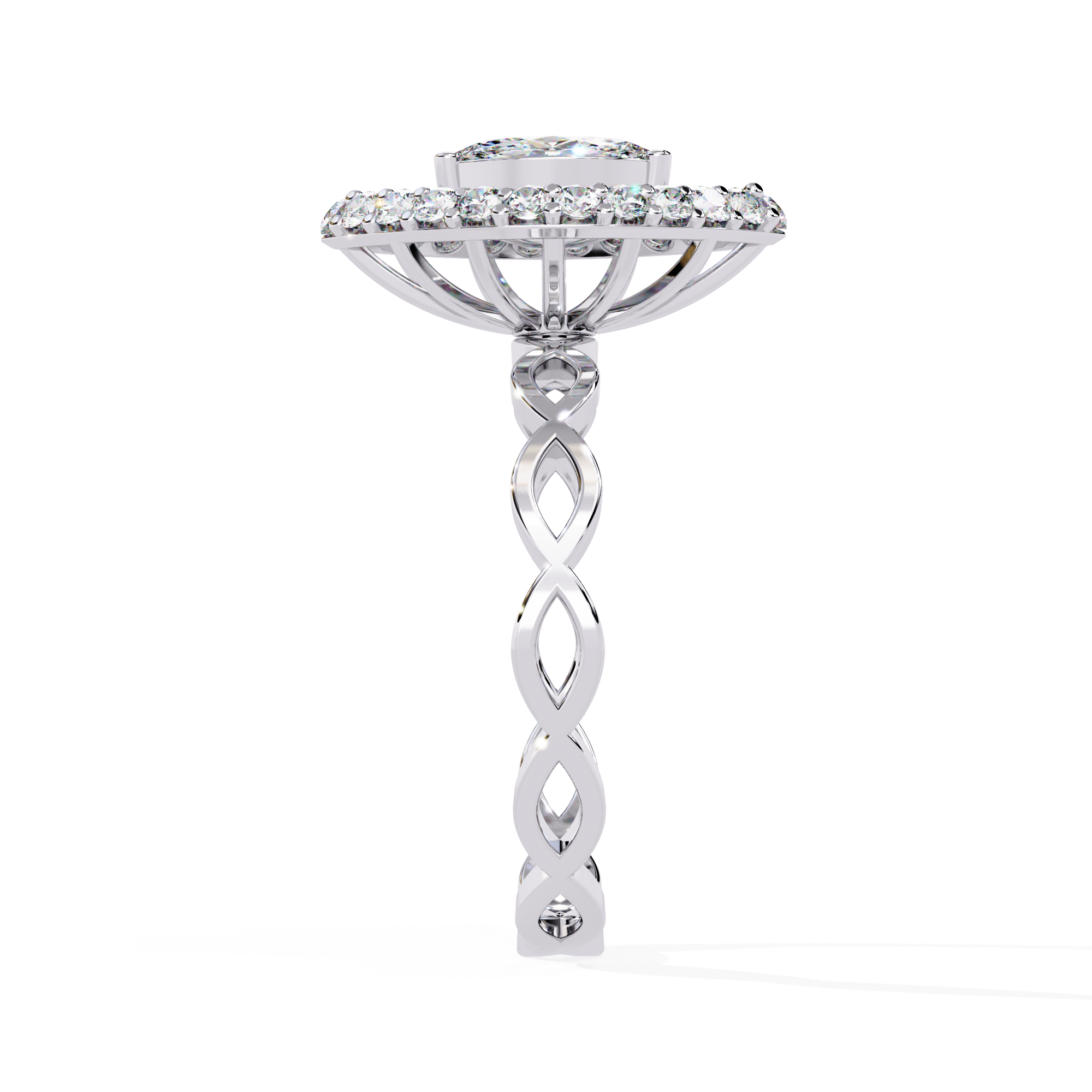 0.56 CT CELESTIAL LATTICE BAND 18K