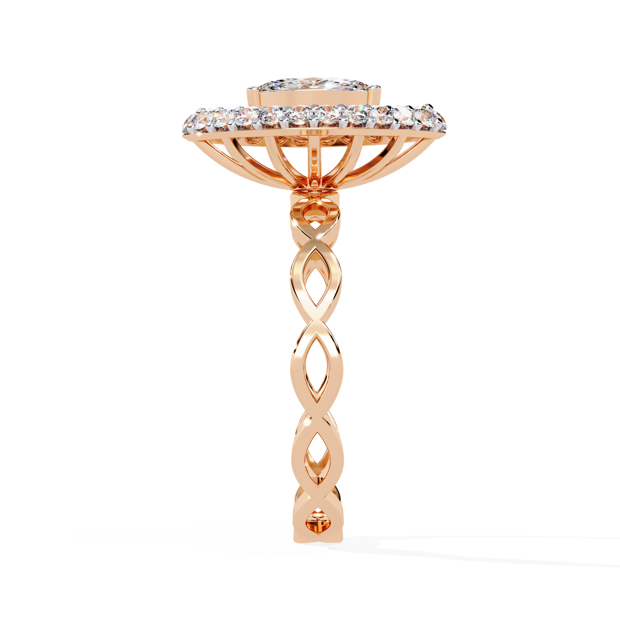 0.56 CT CELESTIAL LATTICE BAND 18K