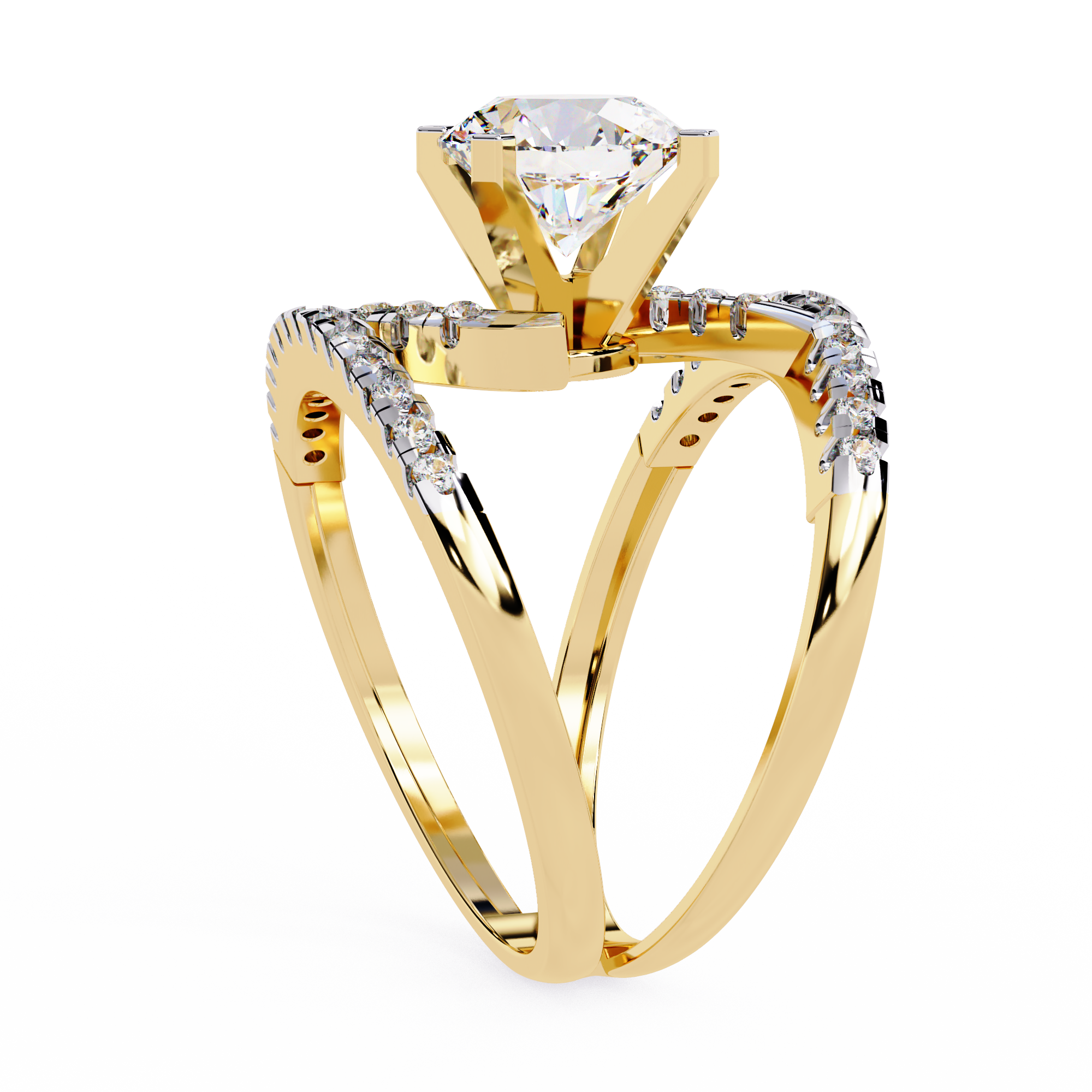 2.38 CT GALAXY SWIRL BAND
