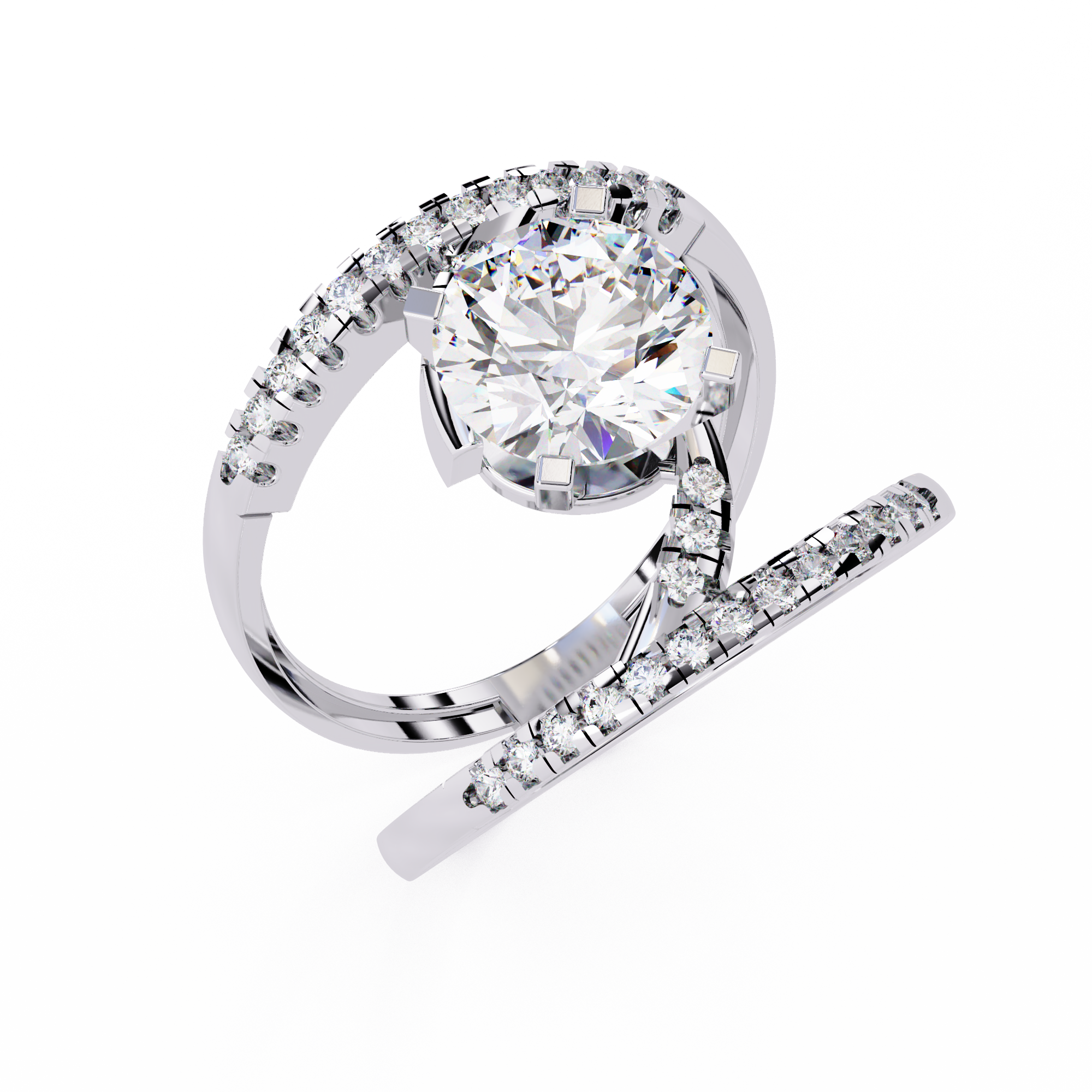 2.38 CT GALAXY SWIRL BAND