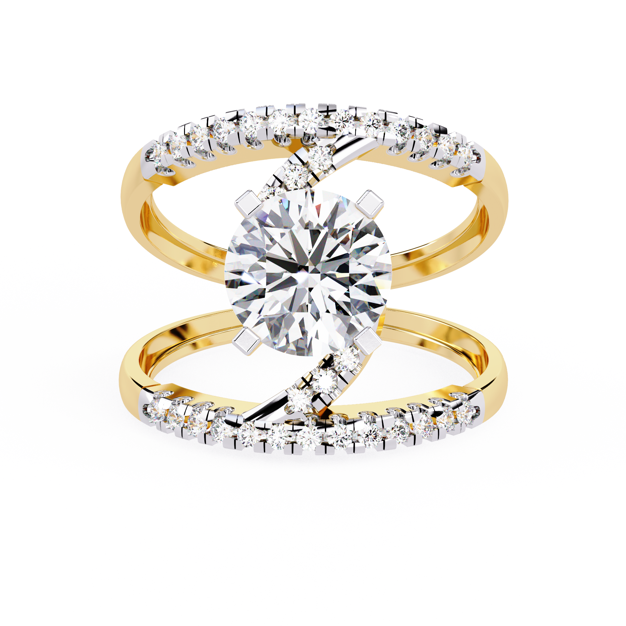 2.38 CT GALAXY SWIRL BAND