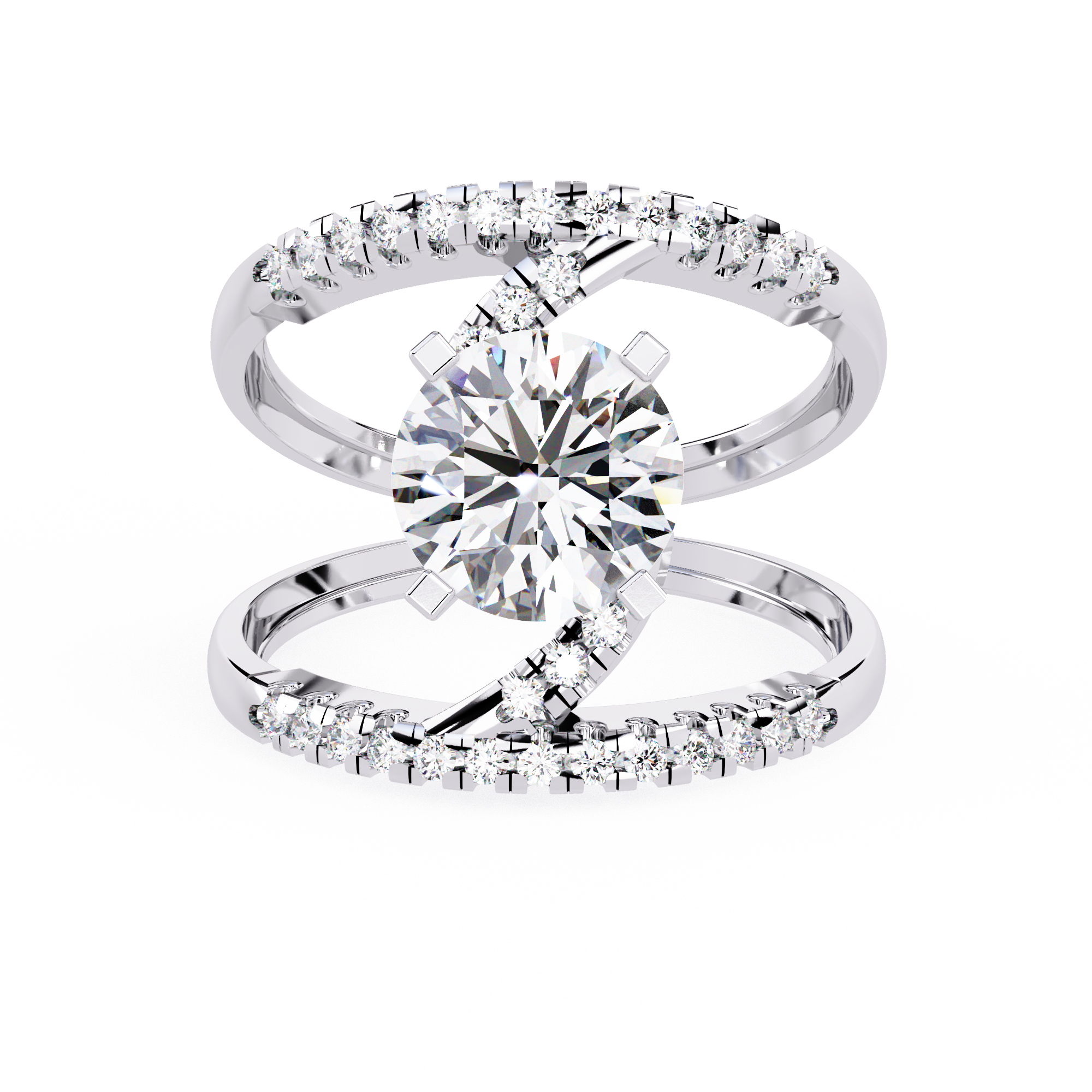 2.38 CT GALAXY SWIRL BAND