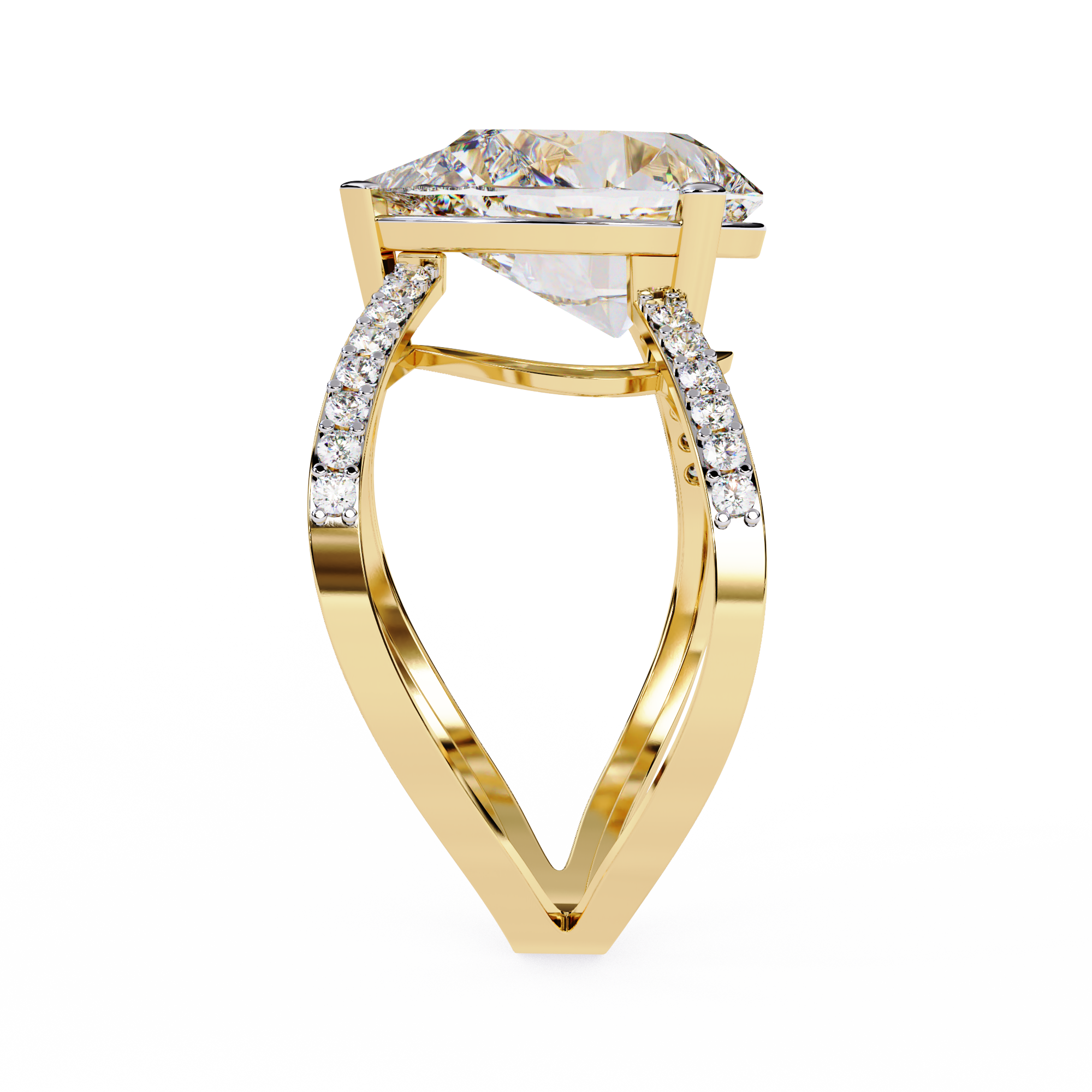 4.62 CT STELLAR CROSSOVER BAND 18K