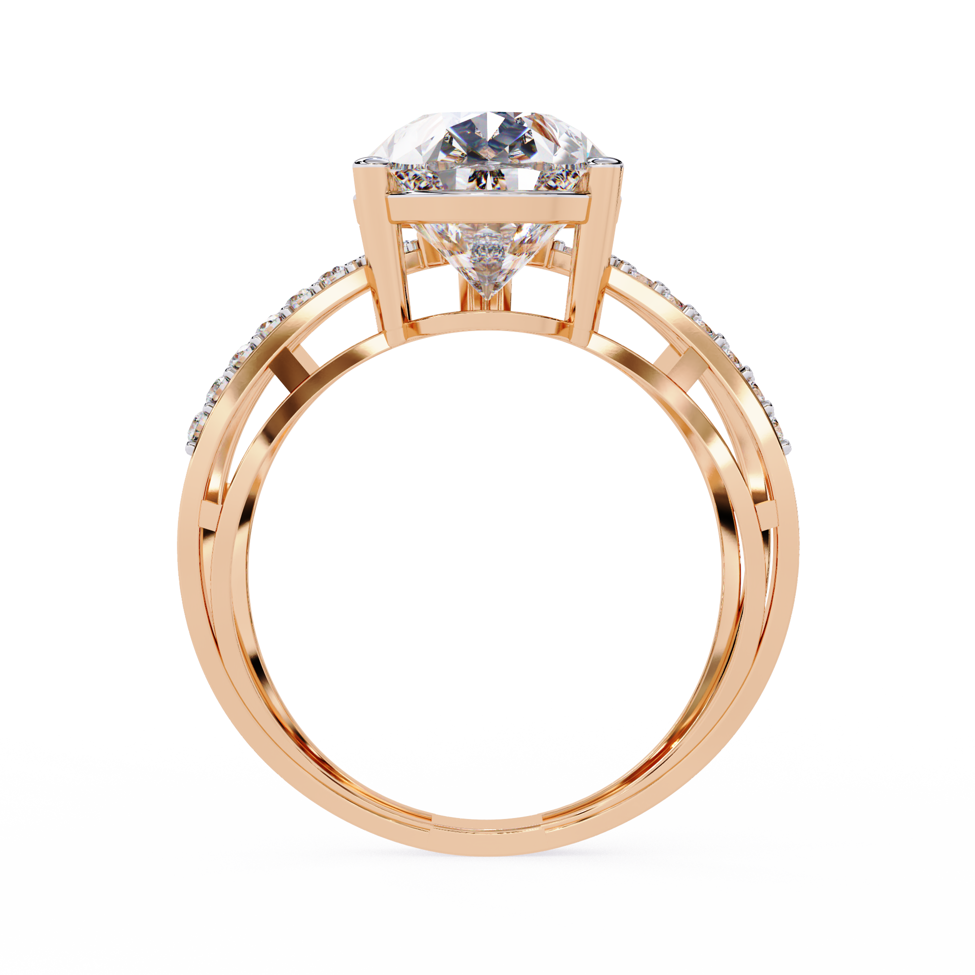 4.62 CT STELLAR CROSSOVER BAND 18K