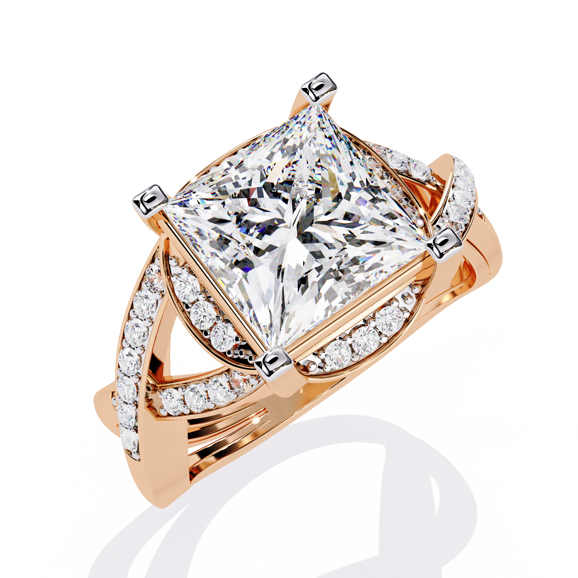 3.47 CT EMPRESS RISE BAND