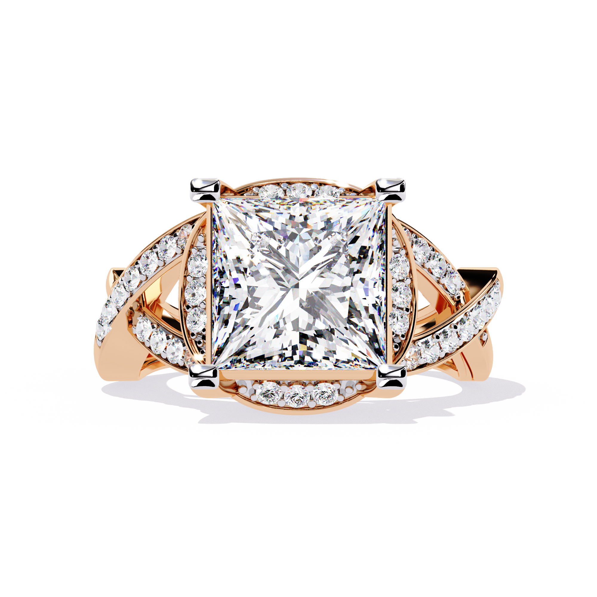 3.47 CT EMPRESS RISE BAND