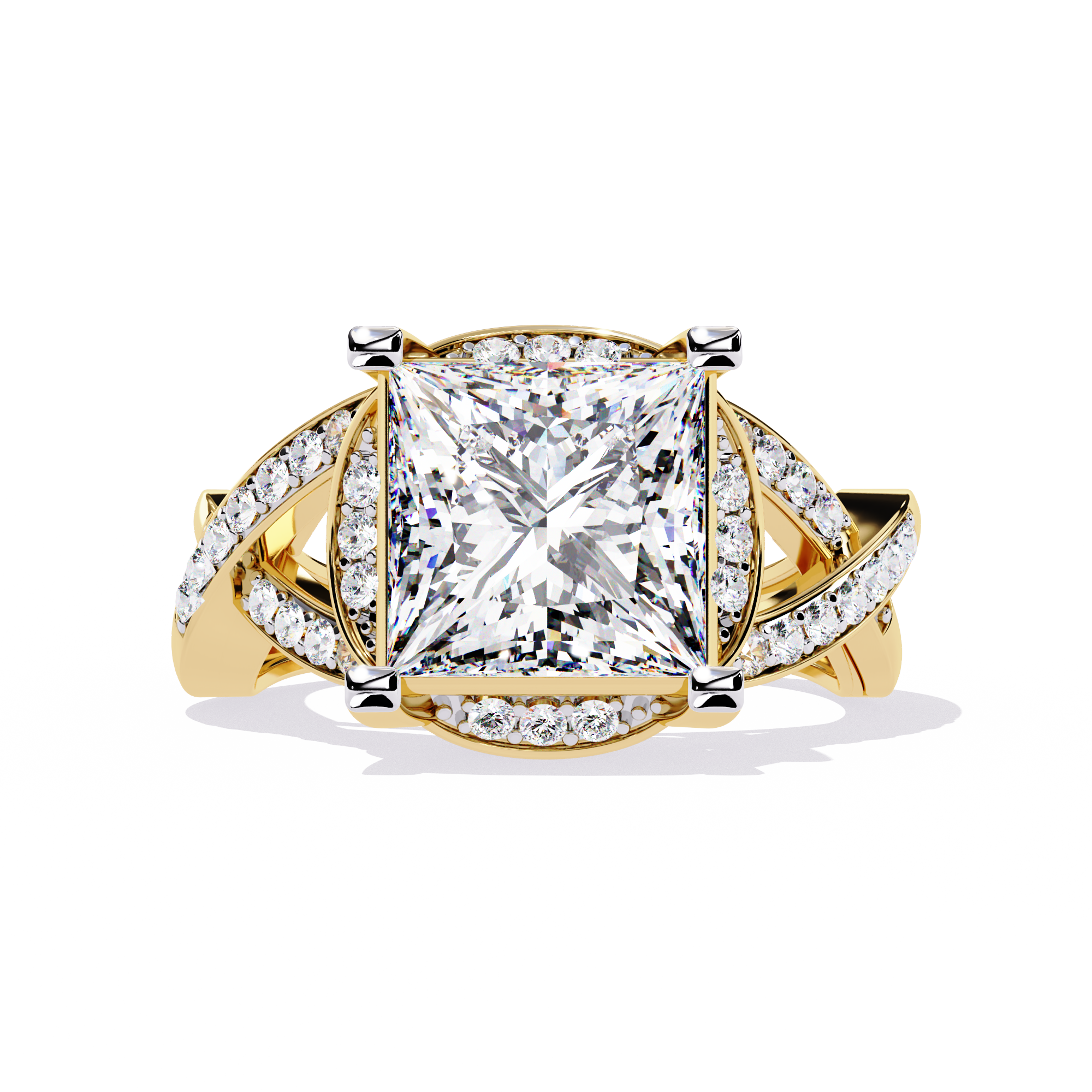 3.47 CT EMPRESS RISE BAND 18K