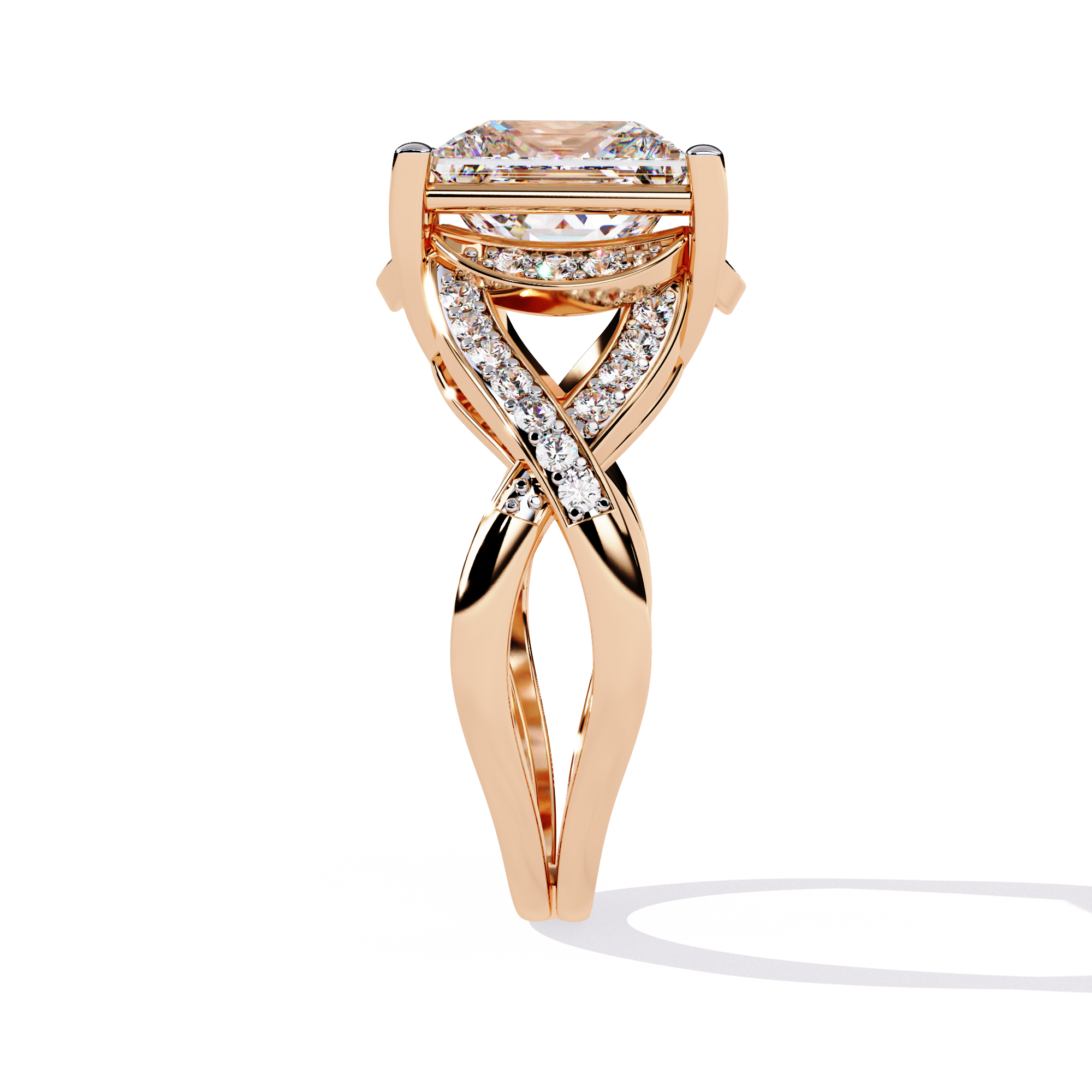 3.47 CT EMPRESS RISE BAND 18K