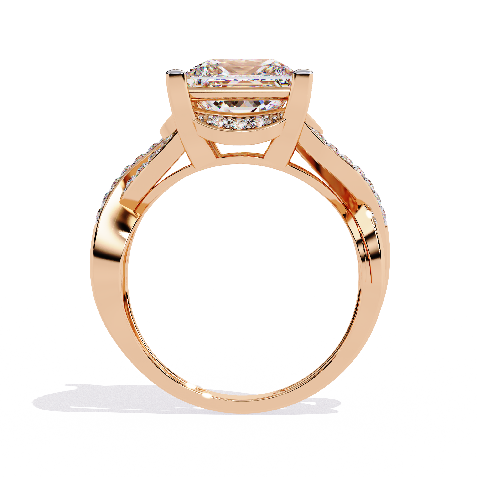 3.47 CT EMPRESS RISE BAND 18K