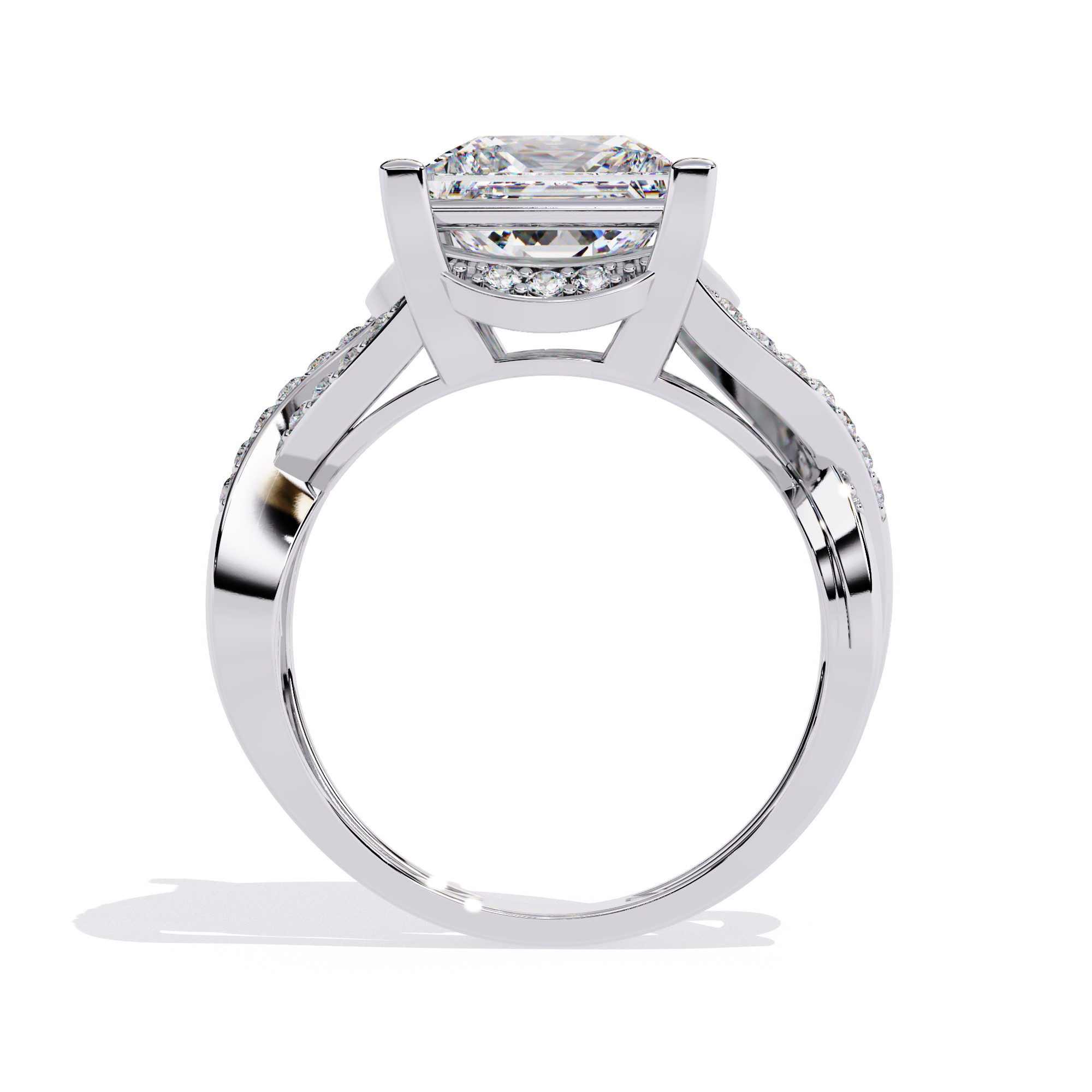 3.47 CT EMPRESS RISE BAND 18K