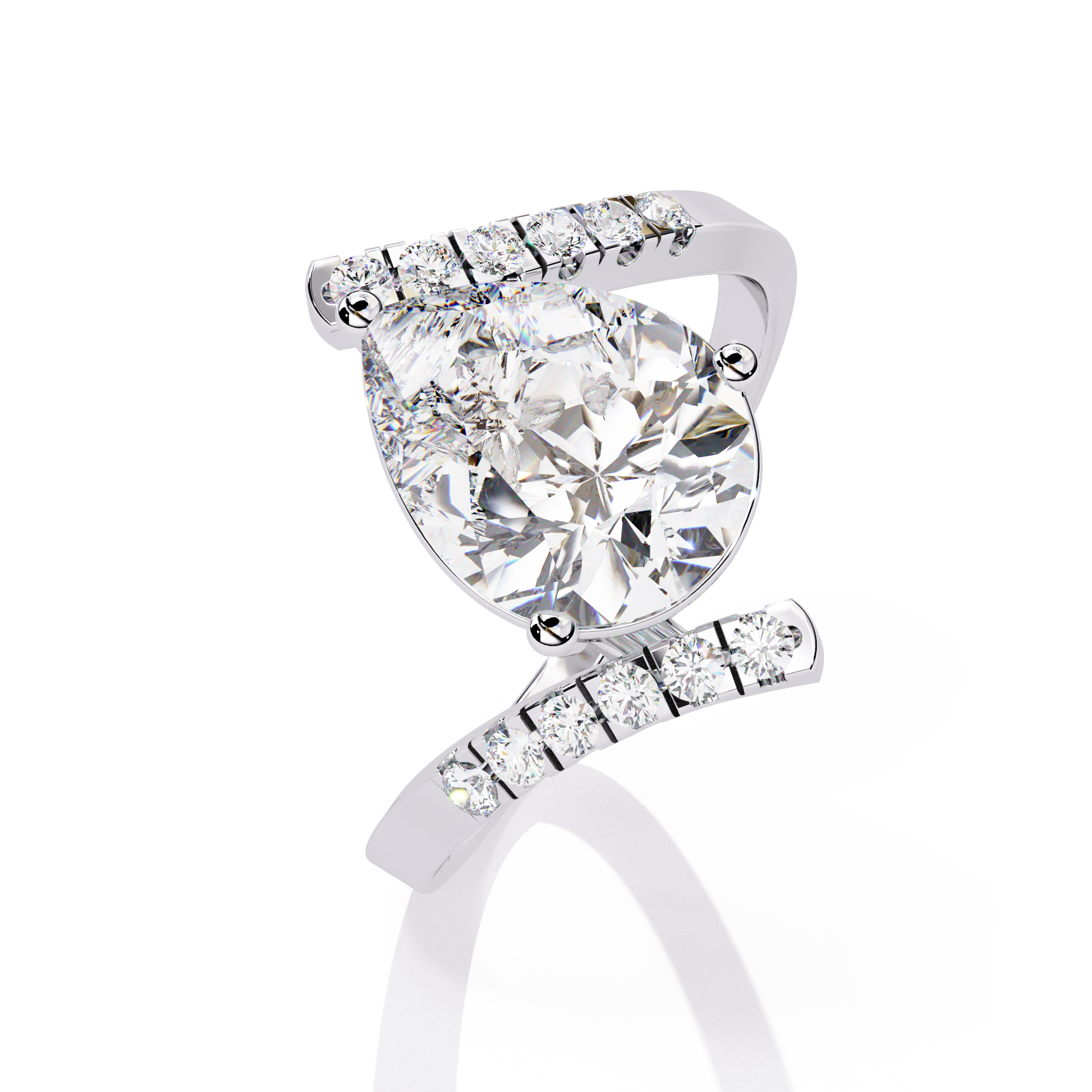 2.81 CT AURORA CURVE BAND