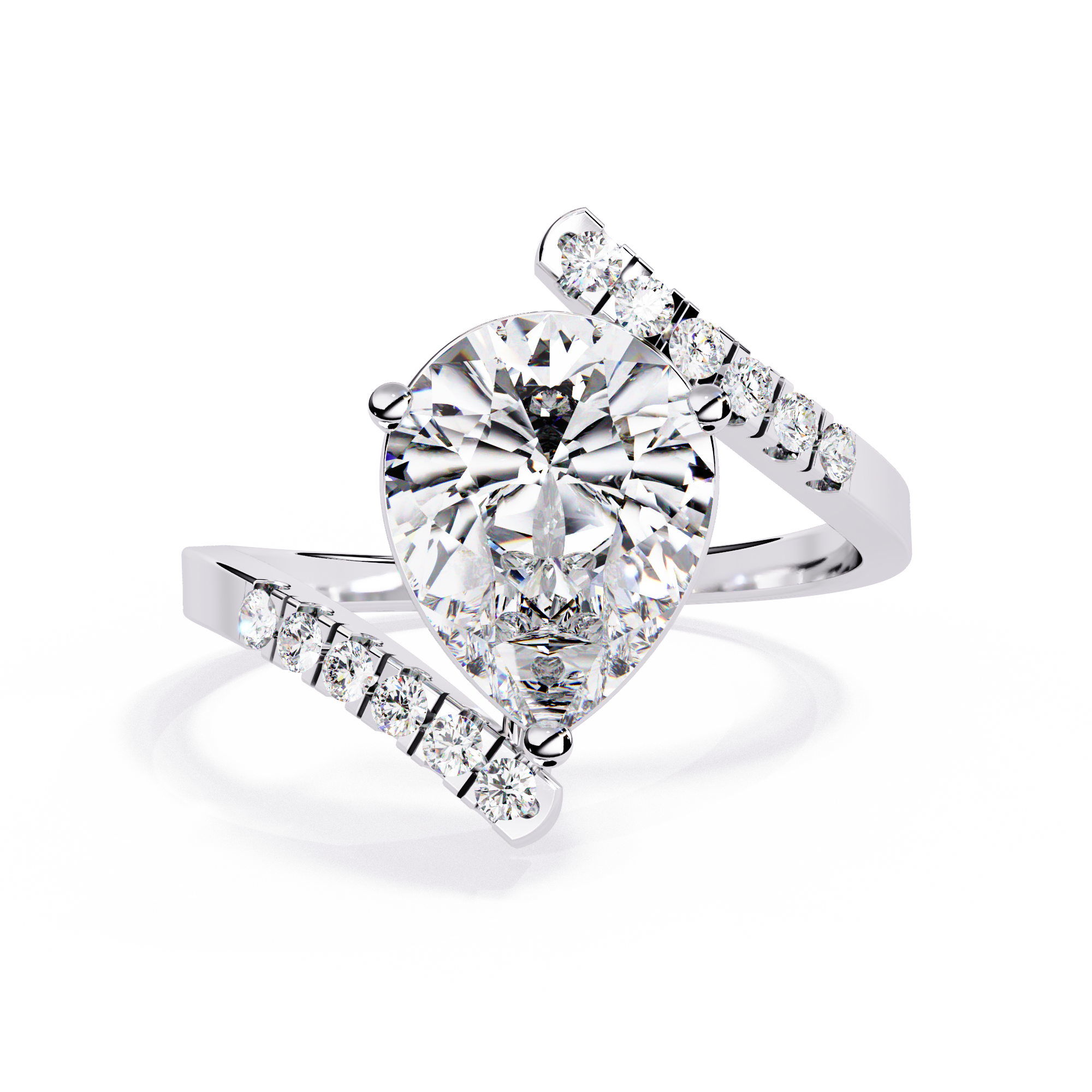 2.81 CT AURORA CURVE BAND