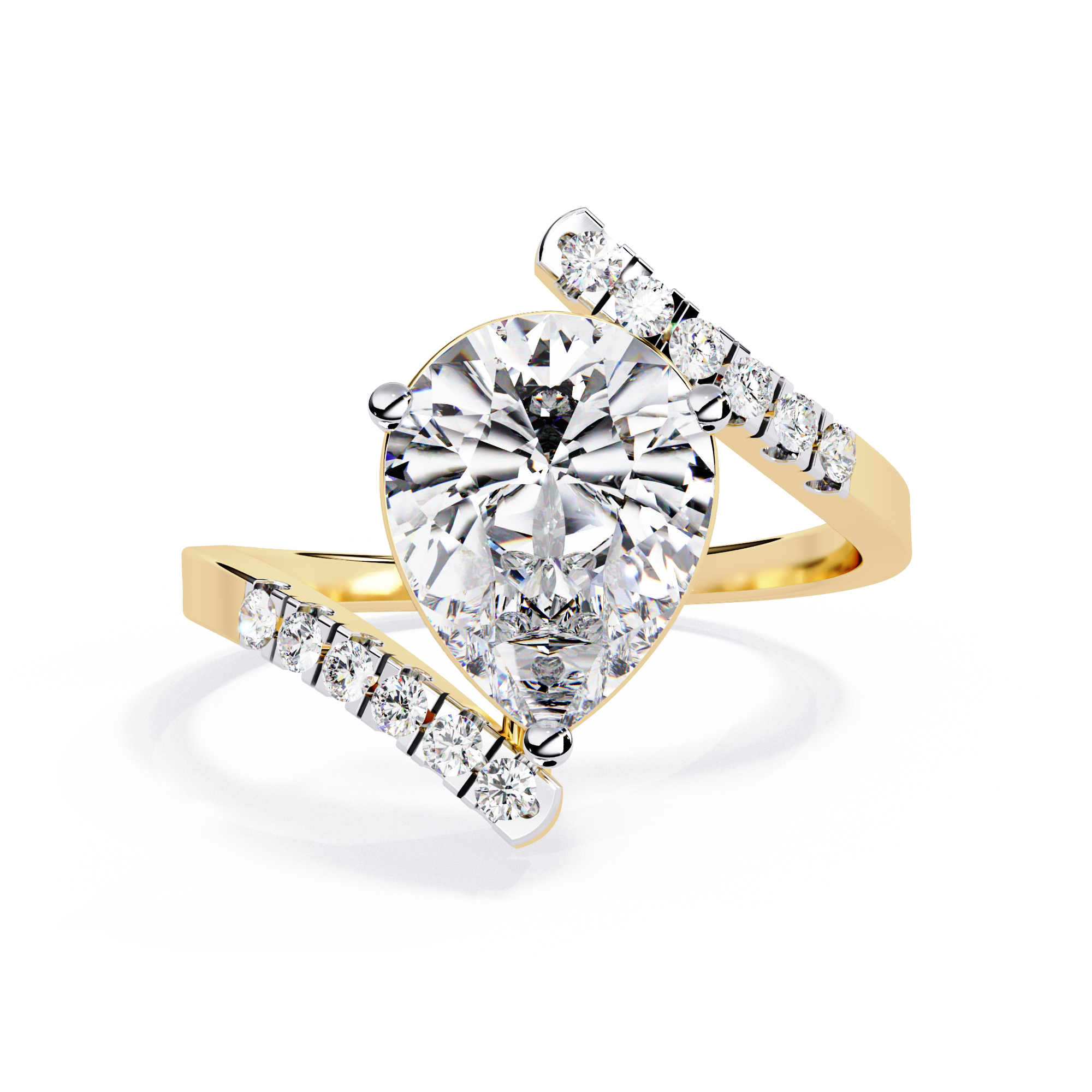 2.81 CT AURORA CURVE BAND