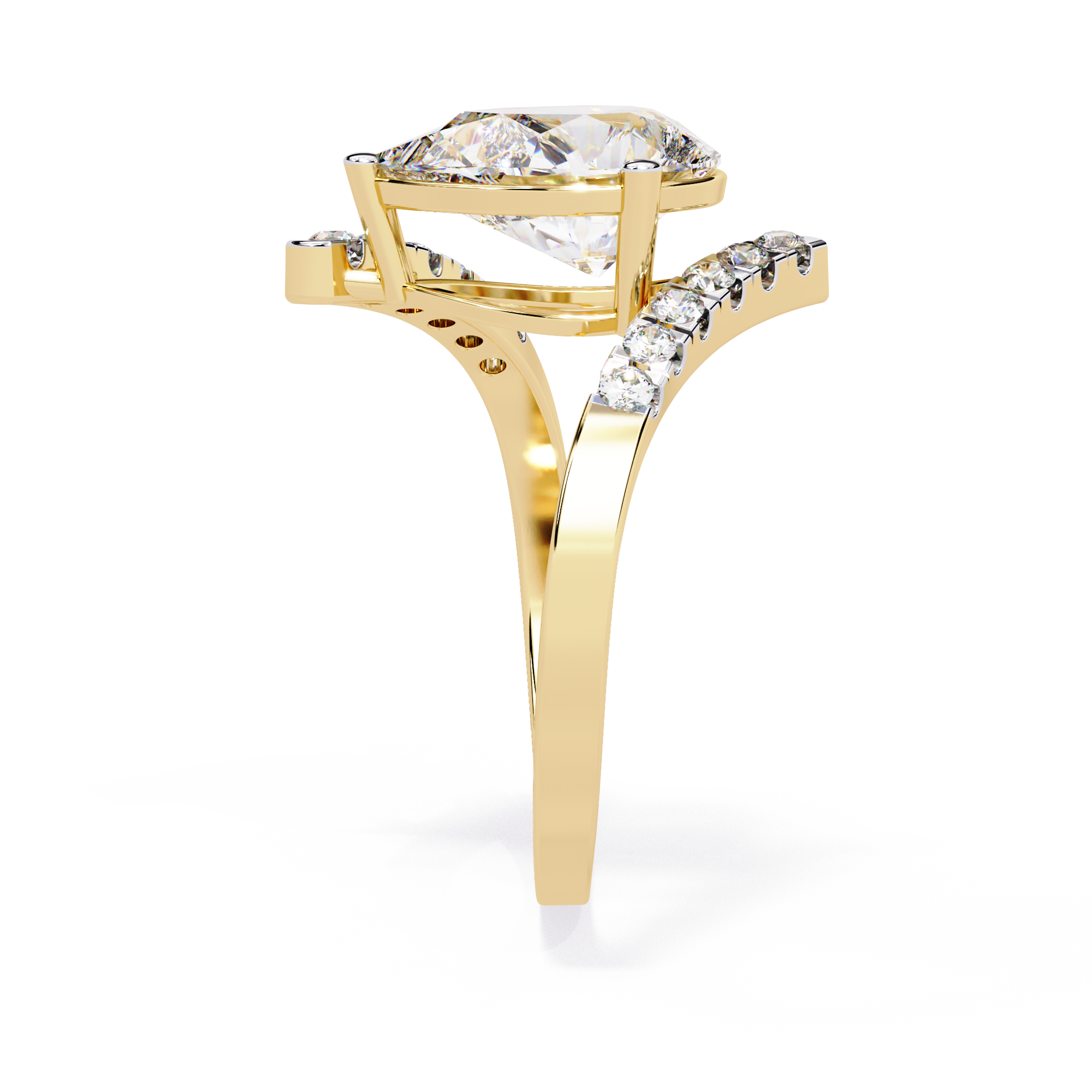 2.81 CT AURORA CURVE BAND