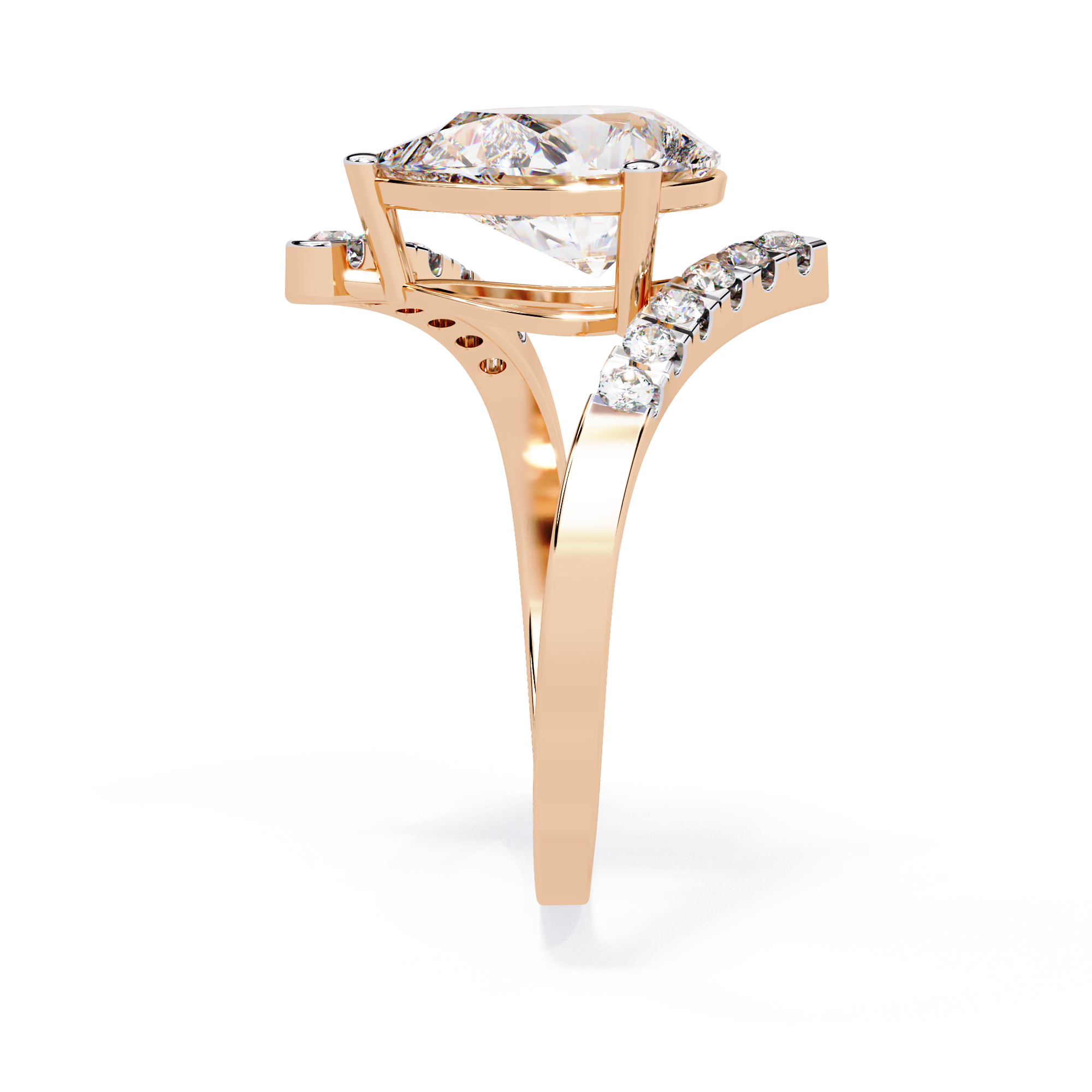 2.81 CT AURORA CURVE BAND