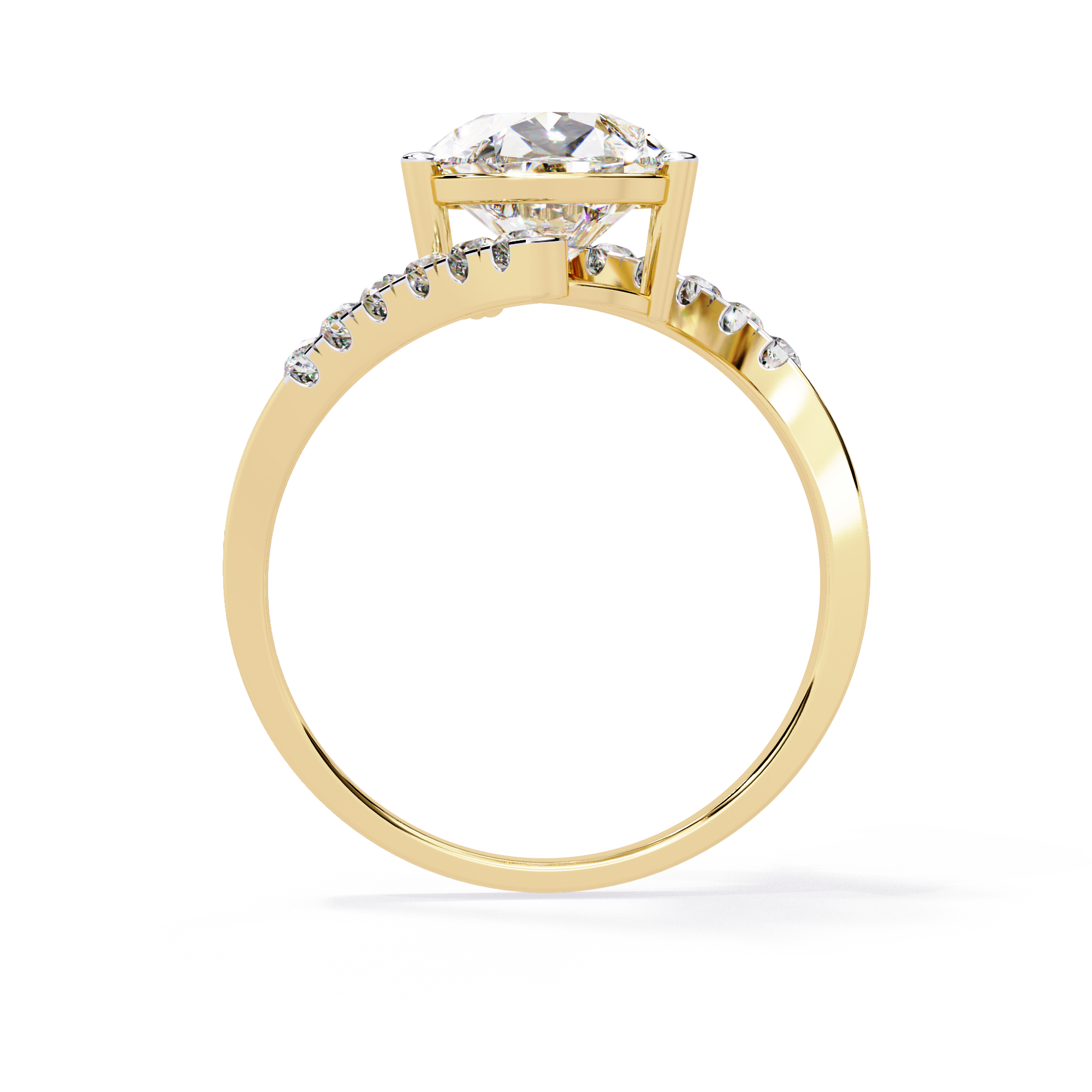 2.81 CT AURORA CURVE BAND