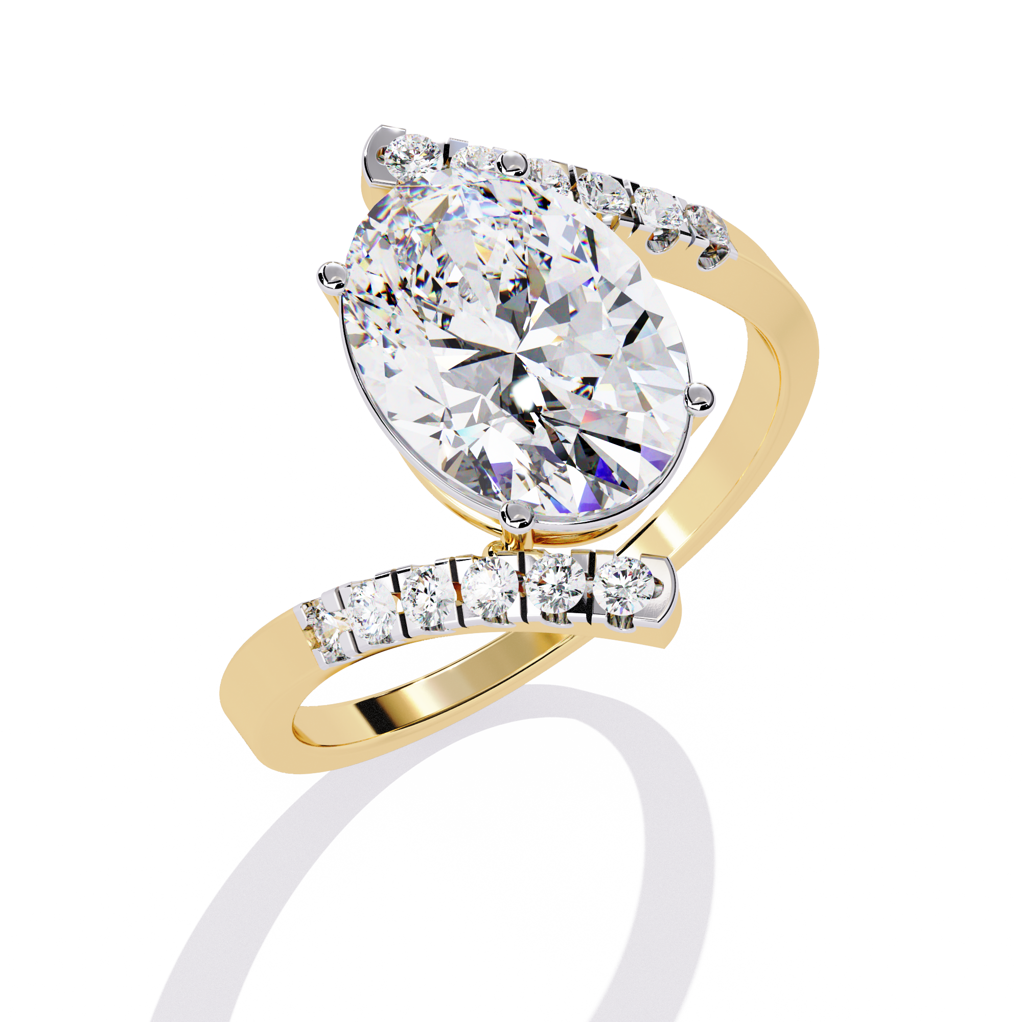 2.40 CT DIVINE ARC BAND 18K