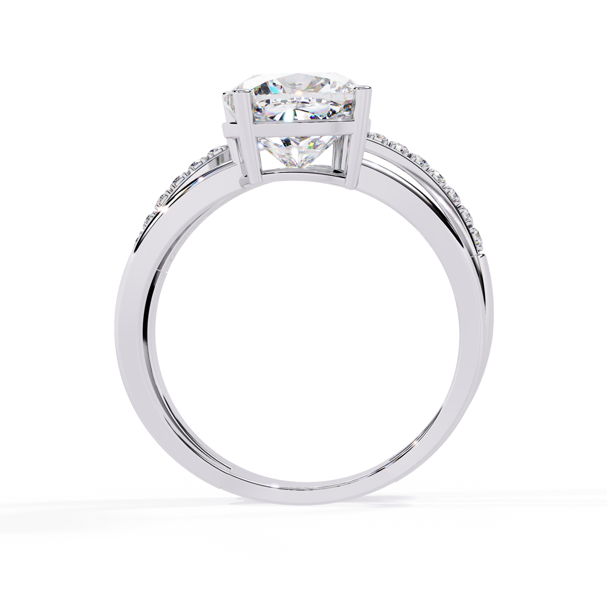 2.42 CT AURORA SPLIT-SHANK RING