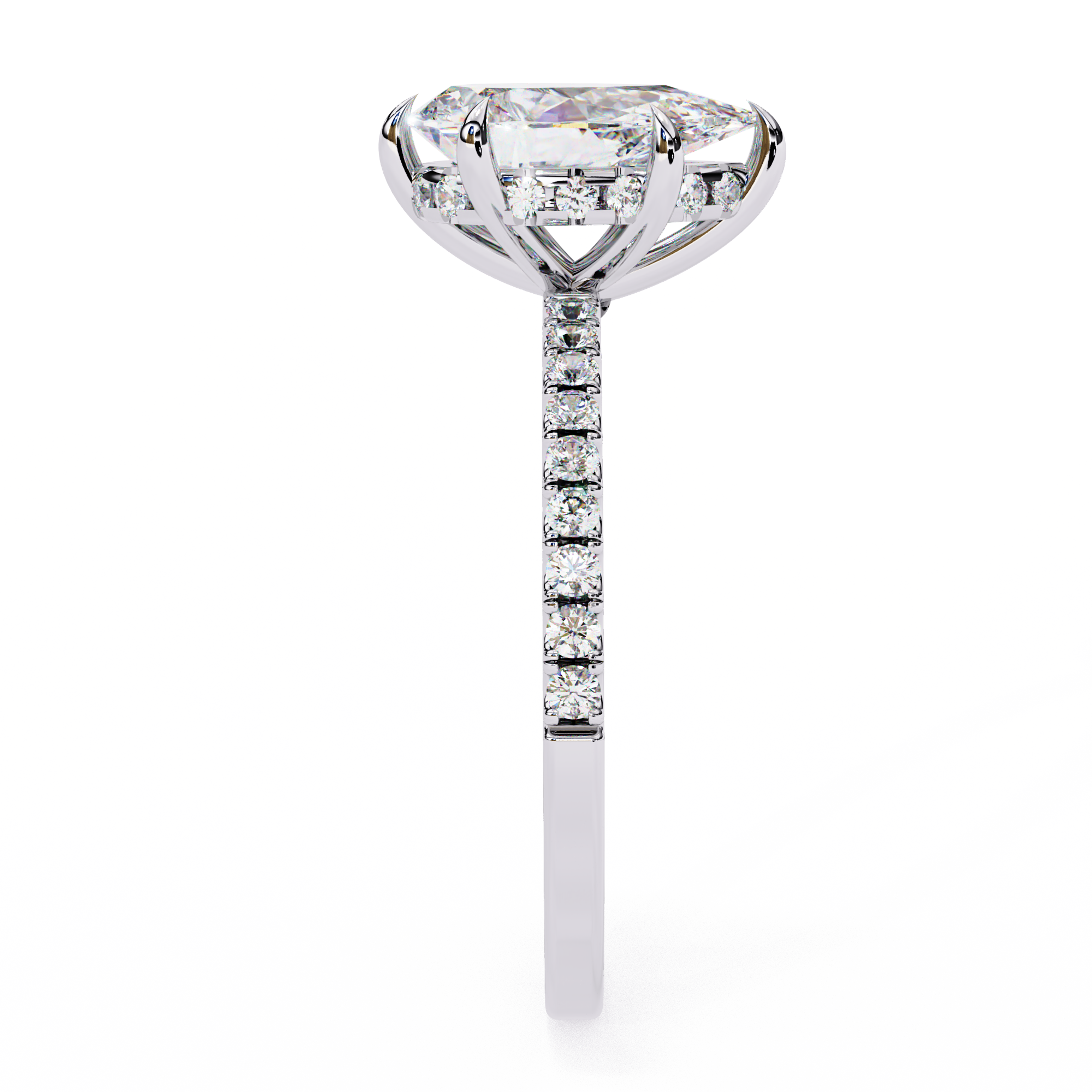 2.08 ct Luminous Drizzle Ring 9k