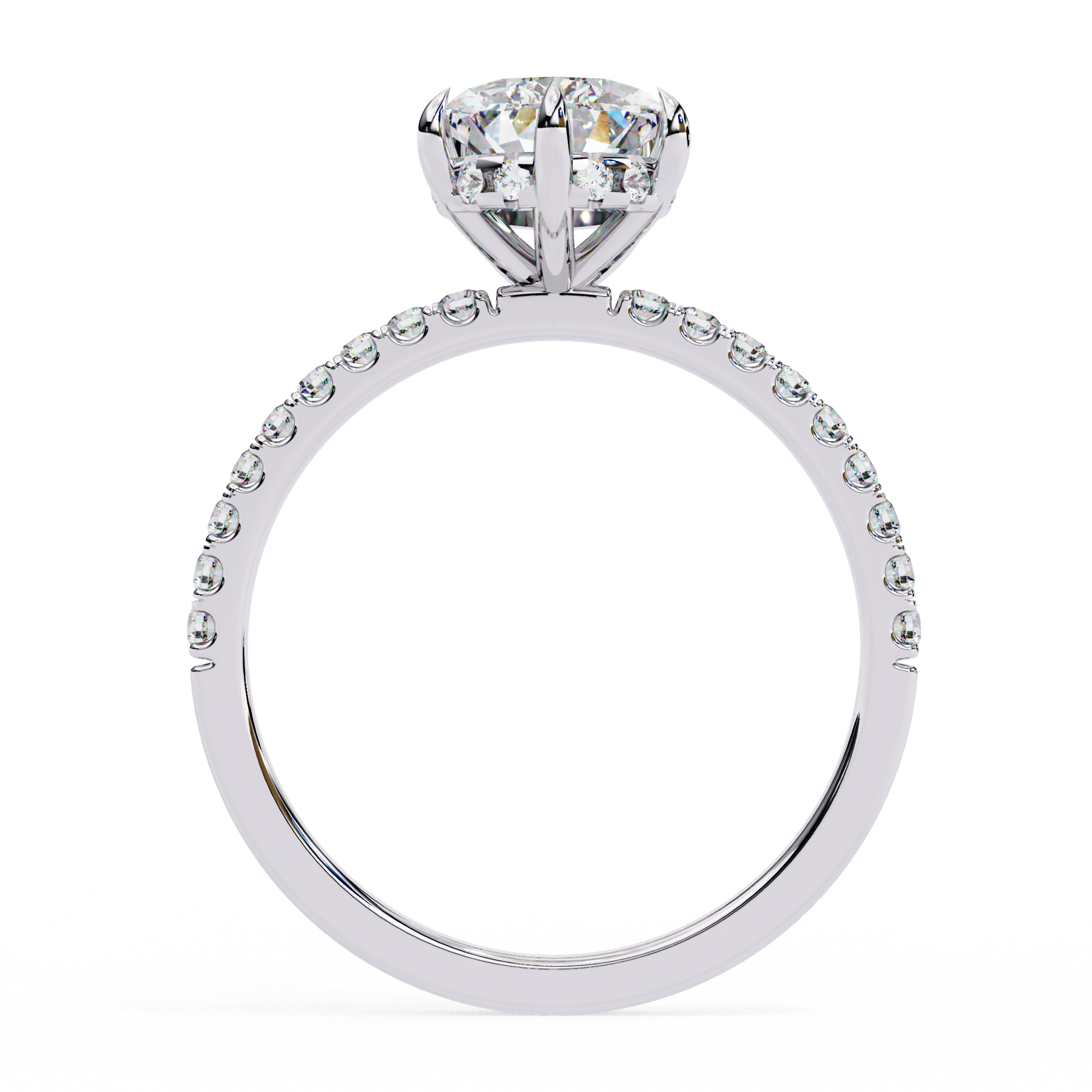 2.08 ct Luminous Drizzle Ring 9k