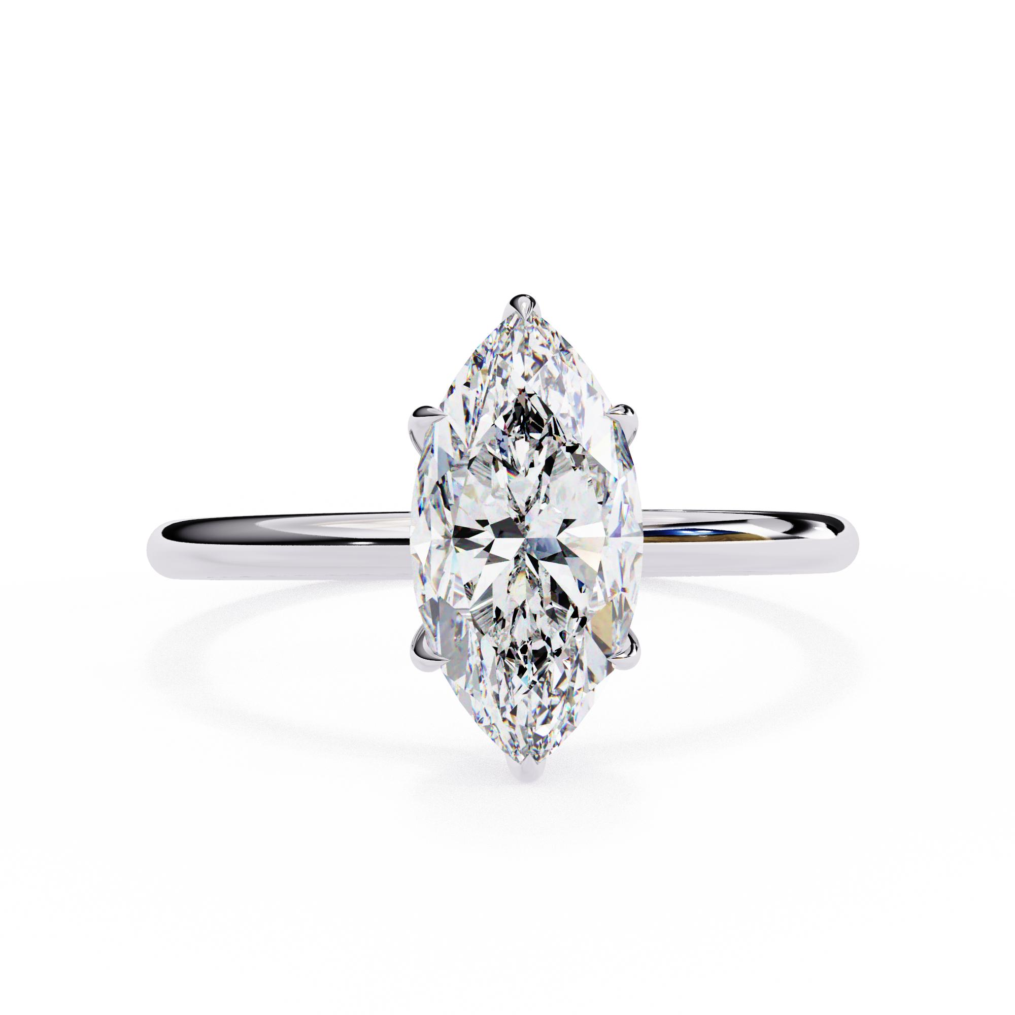 1.00 Ct Aurora Bloom Ring 9k