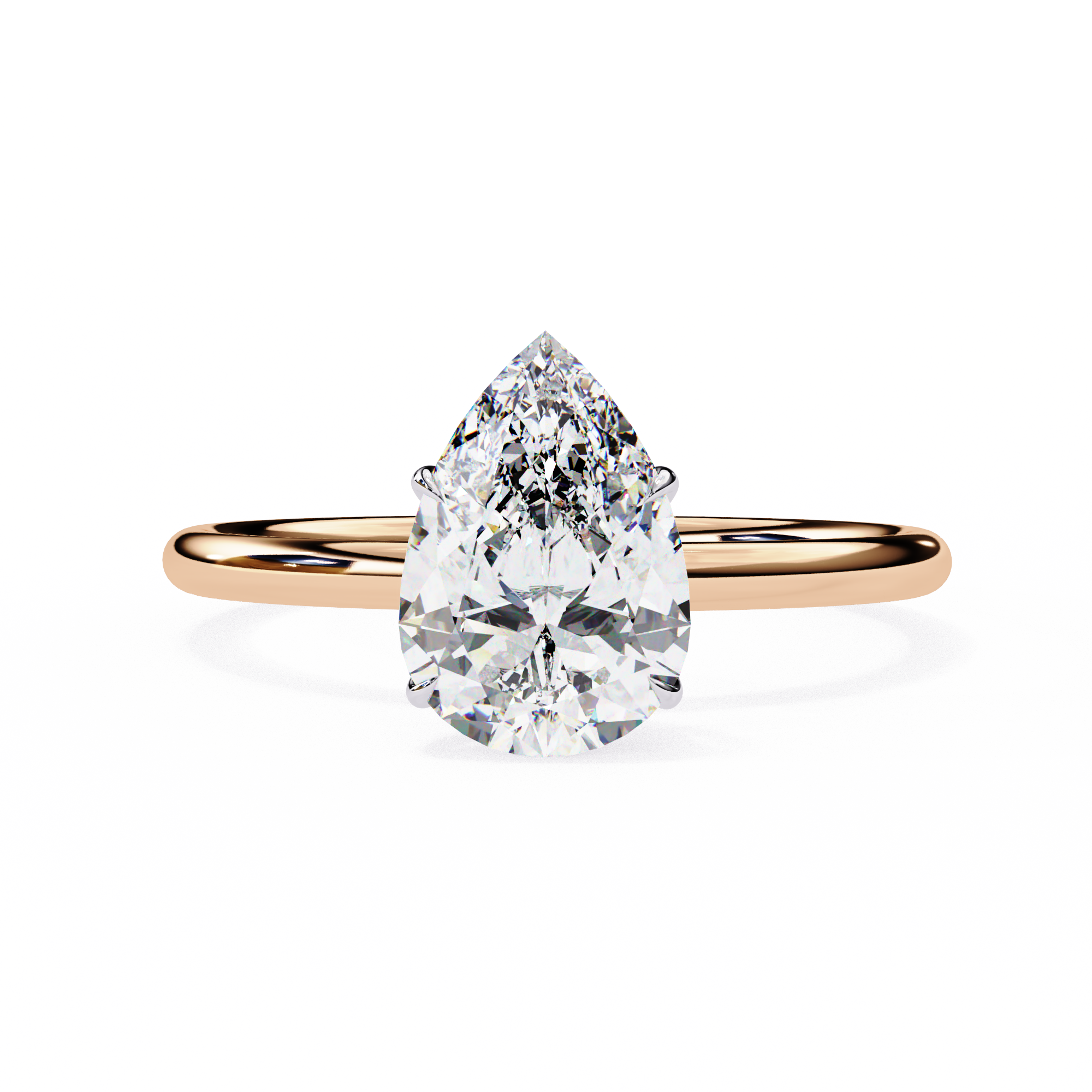 1 ct Elysian Tear Ring 9k