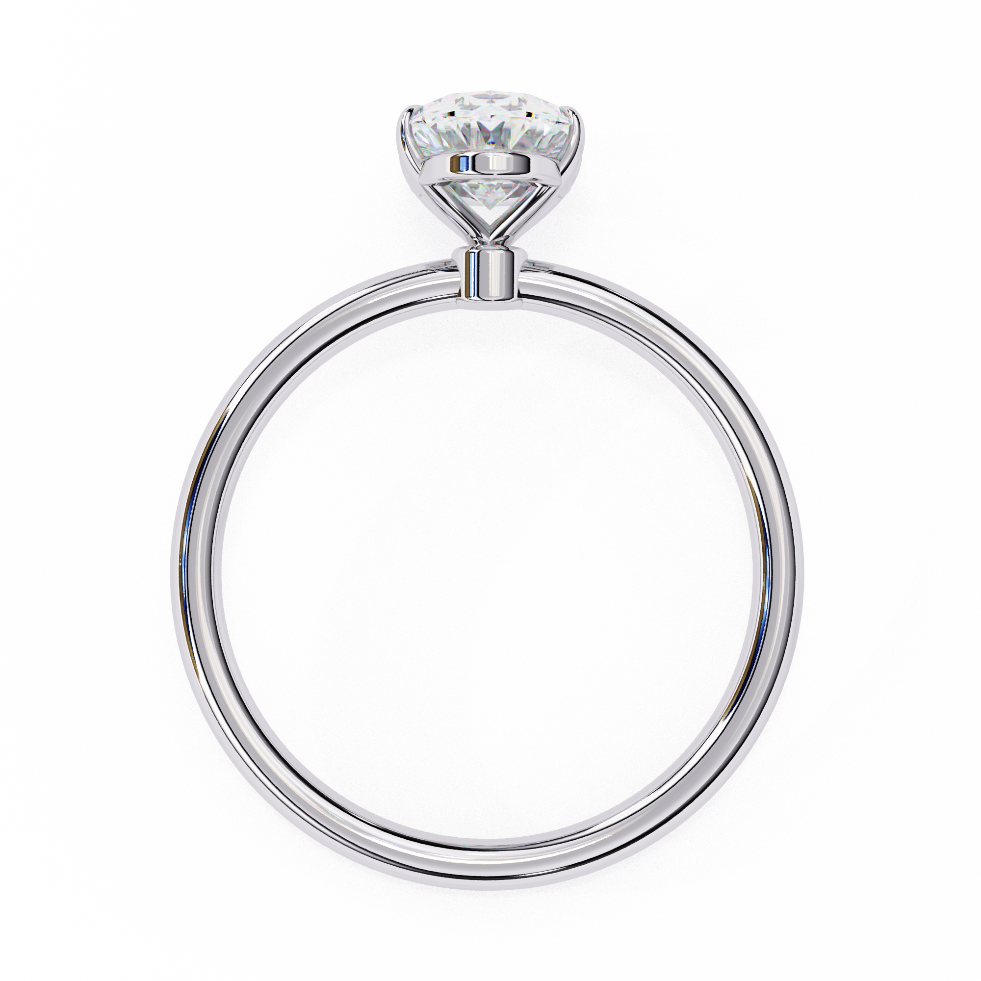 1.20 ct Eternal Oval Ring 9k