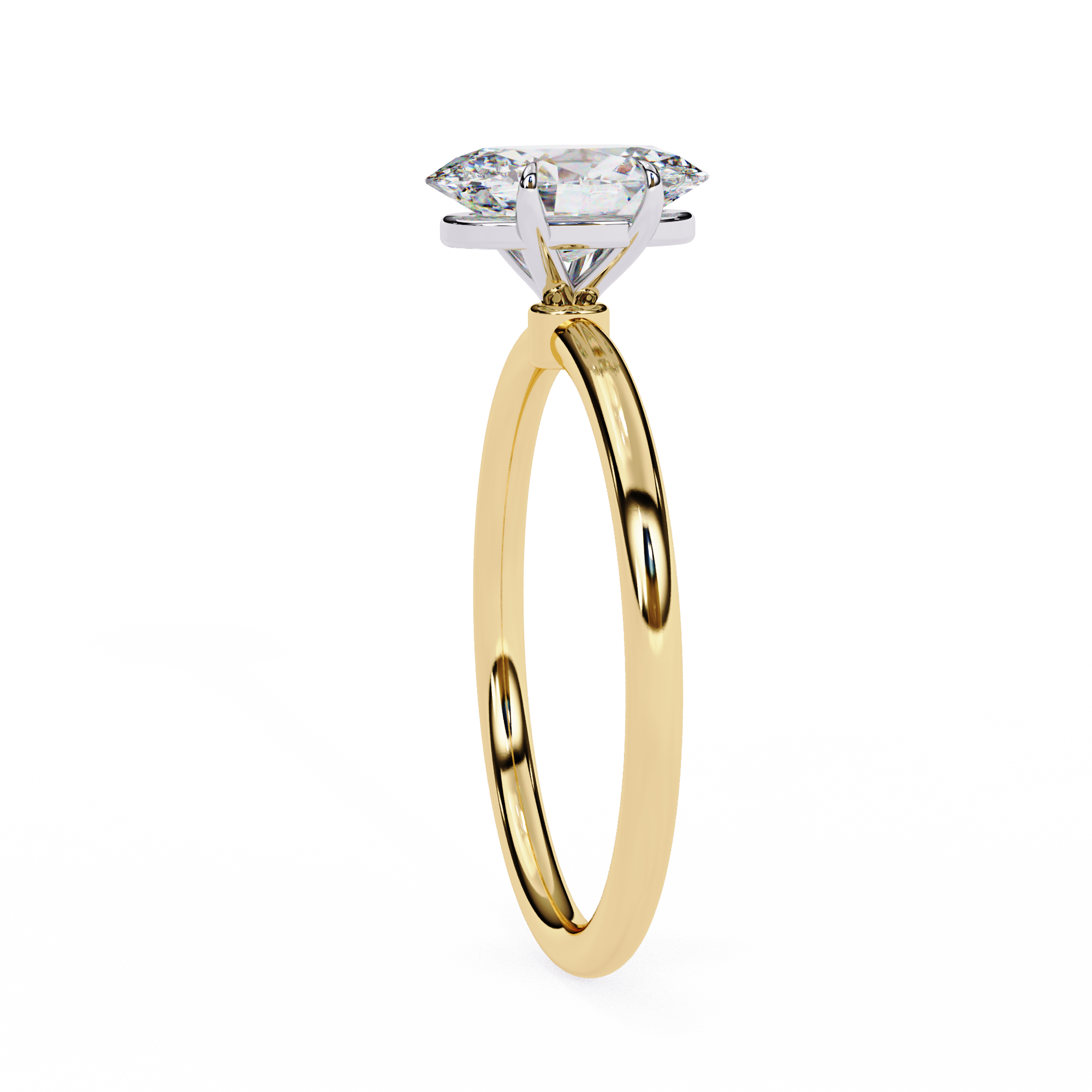 1.20 ct Eternal Oval Ring 9k