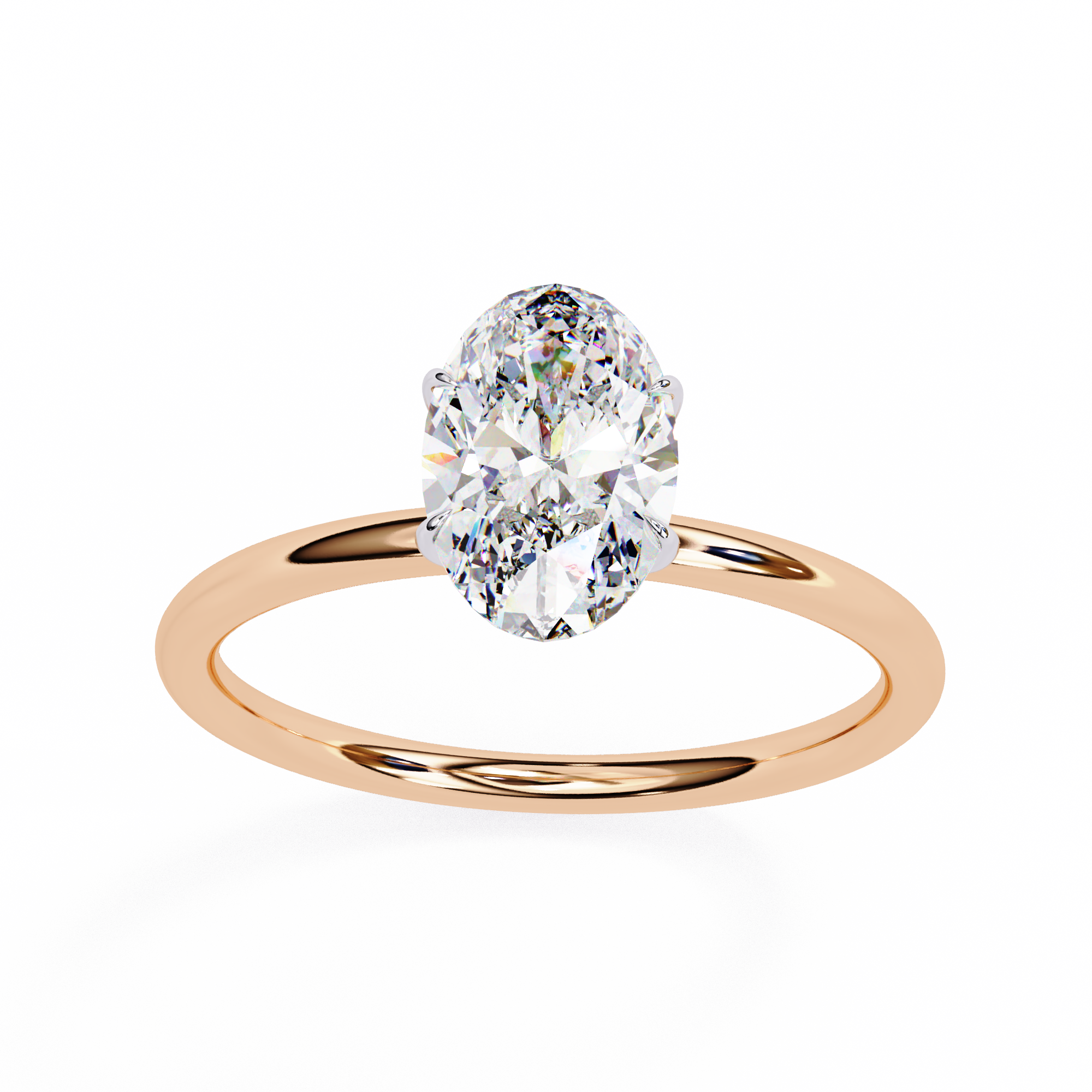 1.20 ct Eternal Oval Ring 9k