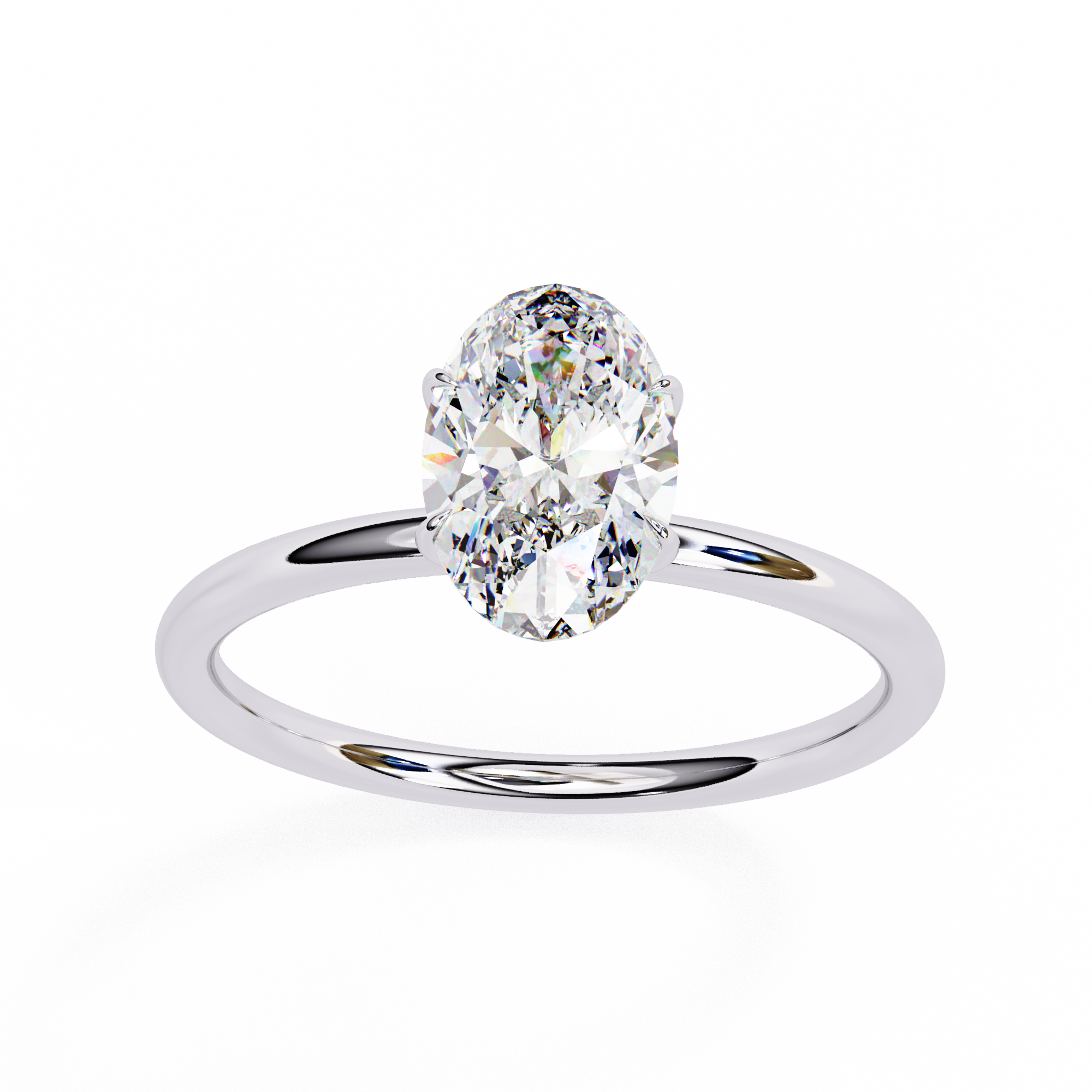 1.20 ct Eternal Oval Ring 9k