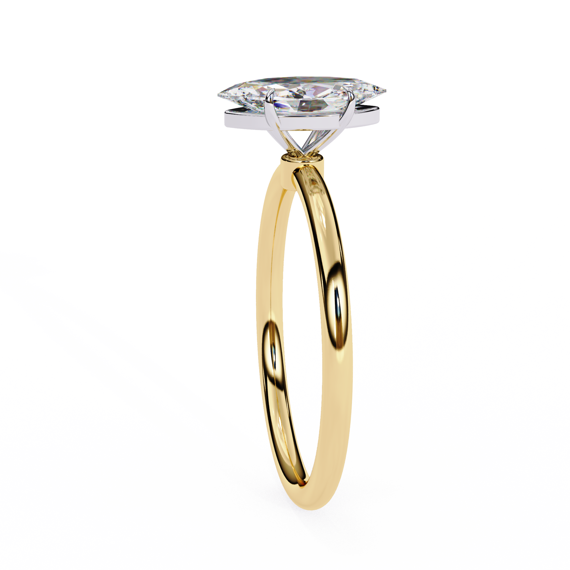 1.00 Ct Aurora Bloom Ring 9k