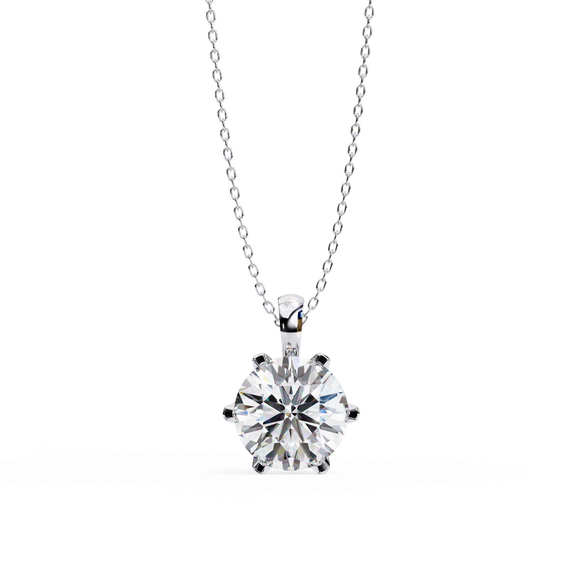 2.20 ct Lunar Glow Pendant 9k