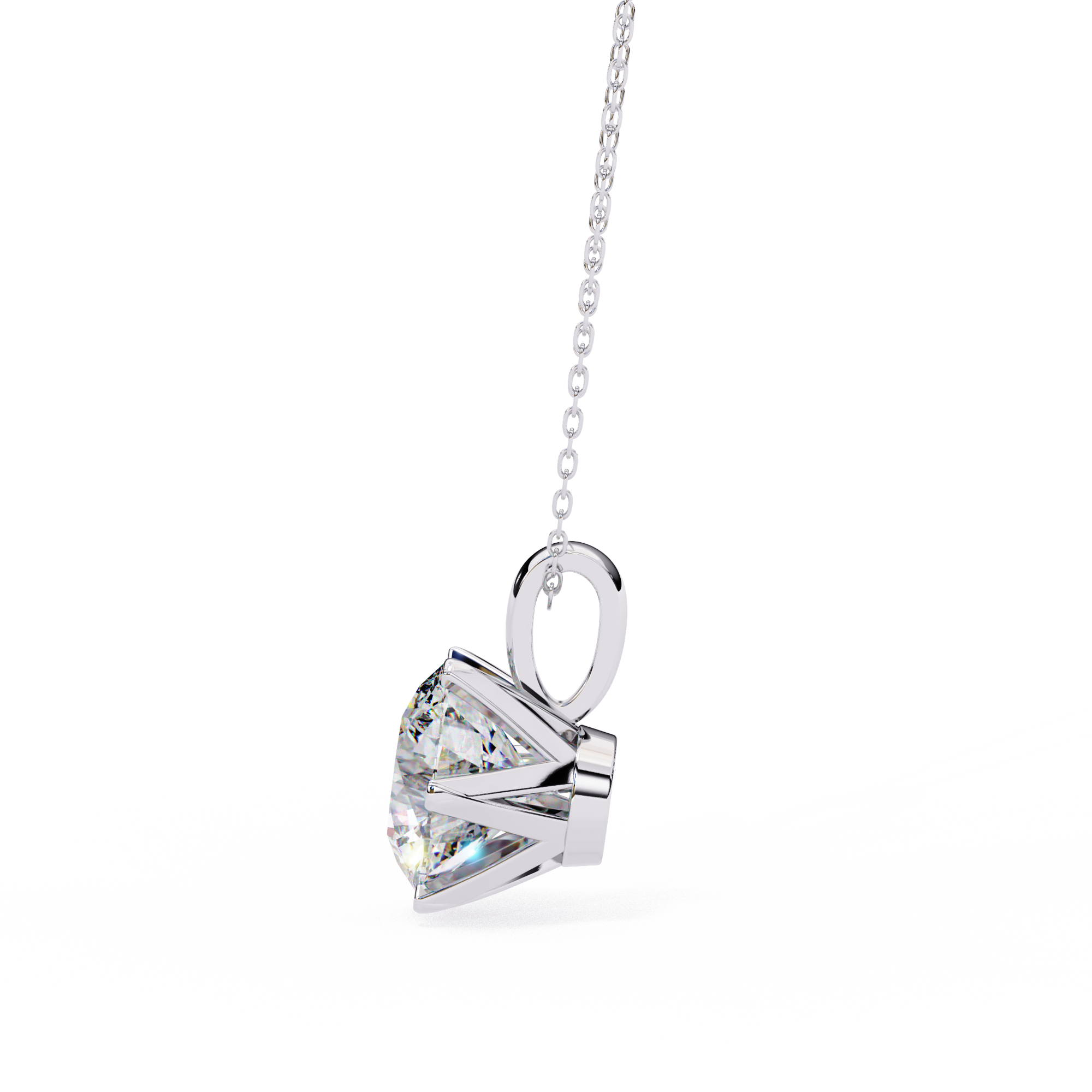 2.20 ct Lunar Glow Pendant 9k