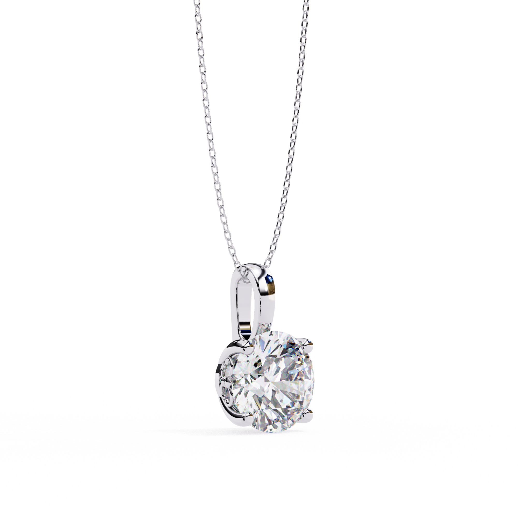 3.01 ct Illustra Halo Pendant