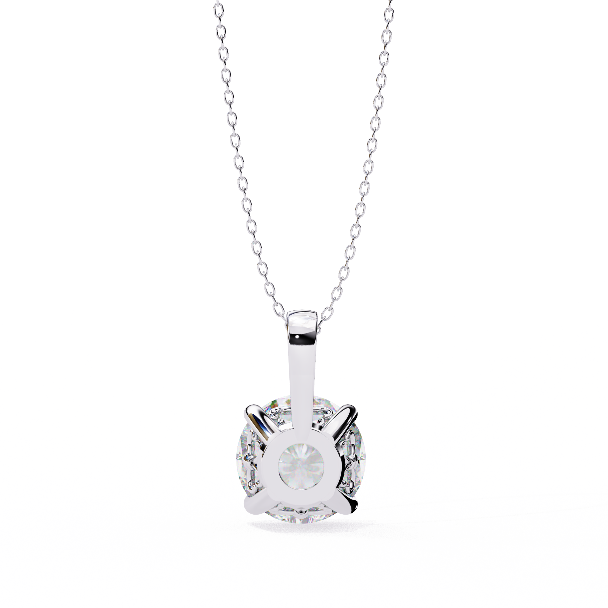 3.01 ct Illustra Halo Pendant 9k
