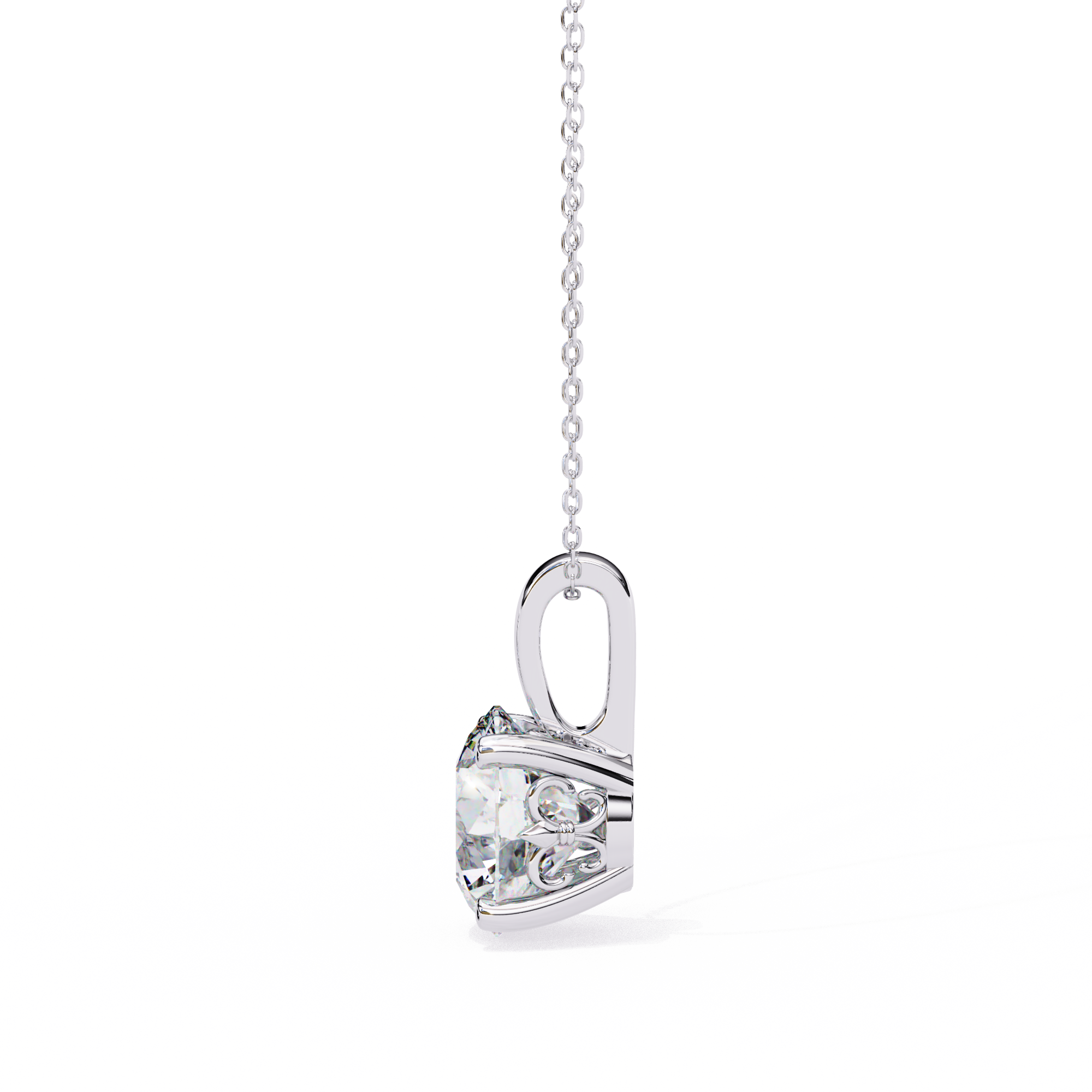 3.01 ct Illustra Halo Pendant